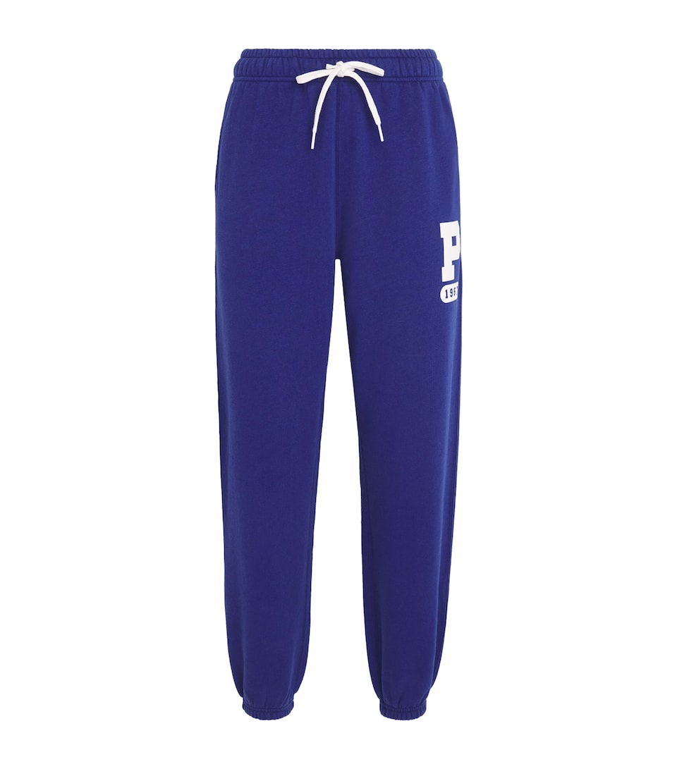 Polo Ralph Lauren Womens Fleeceback Varsity Sweatpants Fall Royal