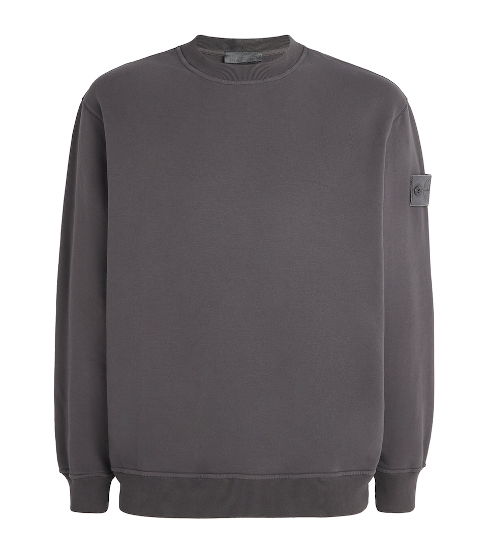 Cotton Faded Compass Sweatshirt