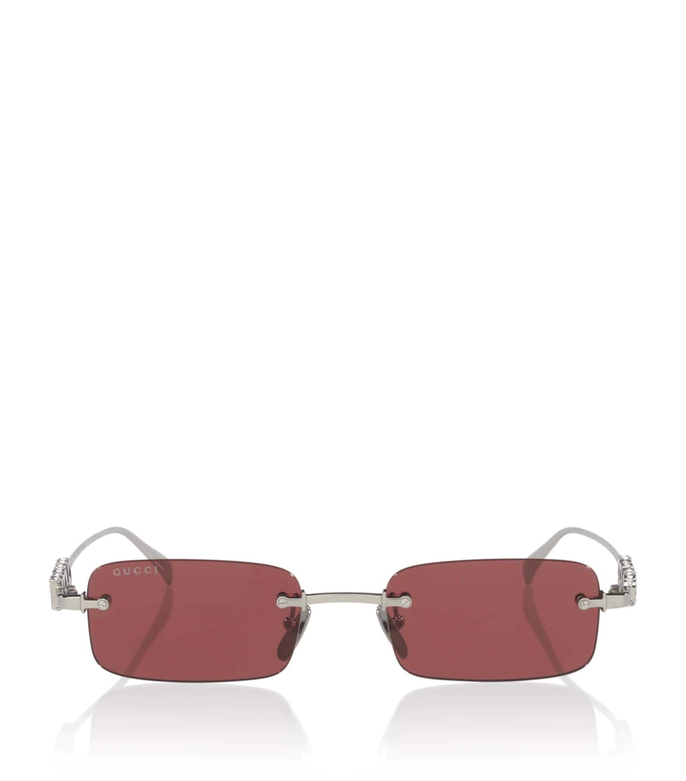 Gucci Metal Rectangular Sunglasses