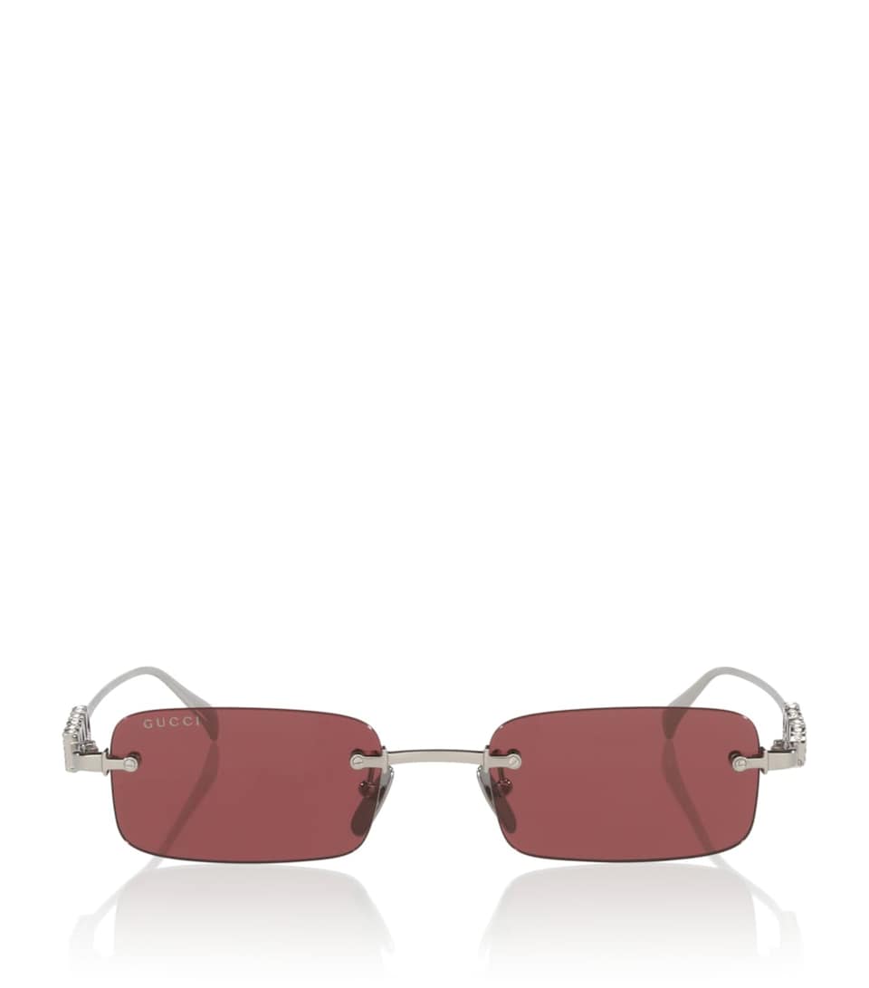 Gucci Metal Rectangular Sunglasses