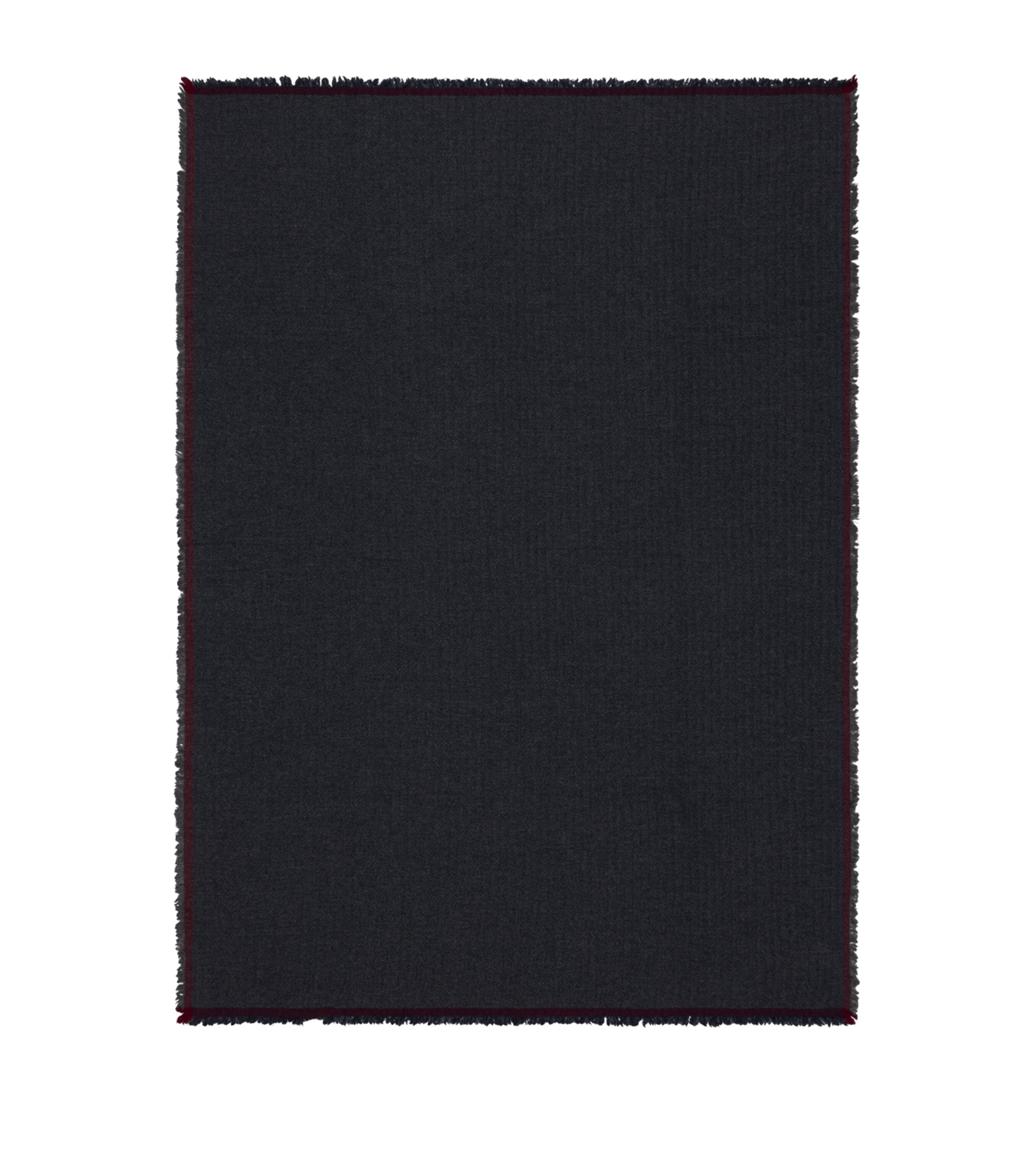Begg x Co Cashmere-Merino Wool Calli Throw (130cm x 180cm) Grey Burgundy