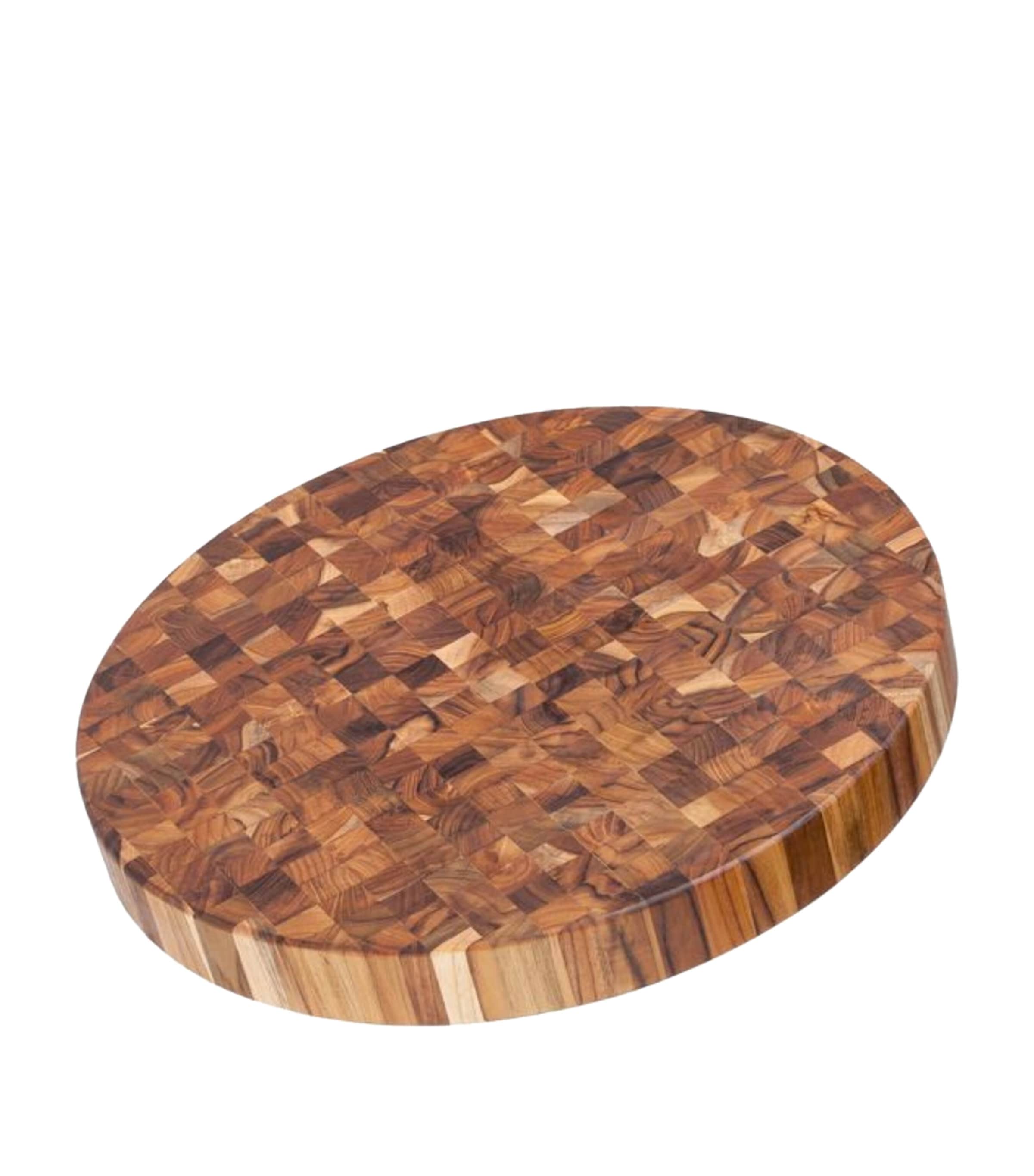 TeakHaus Round Serving and Cutting Board (46cm) Wood