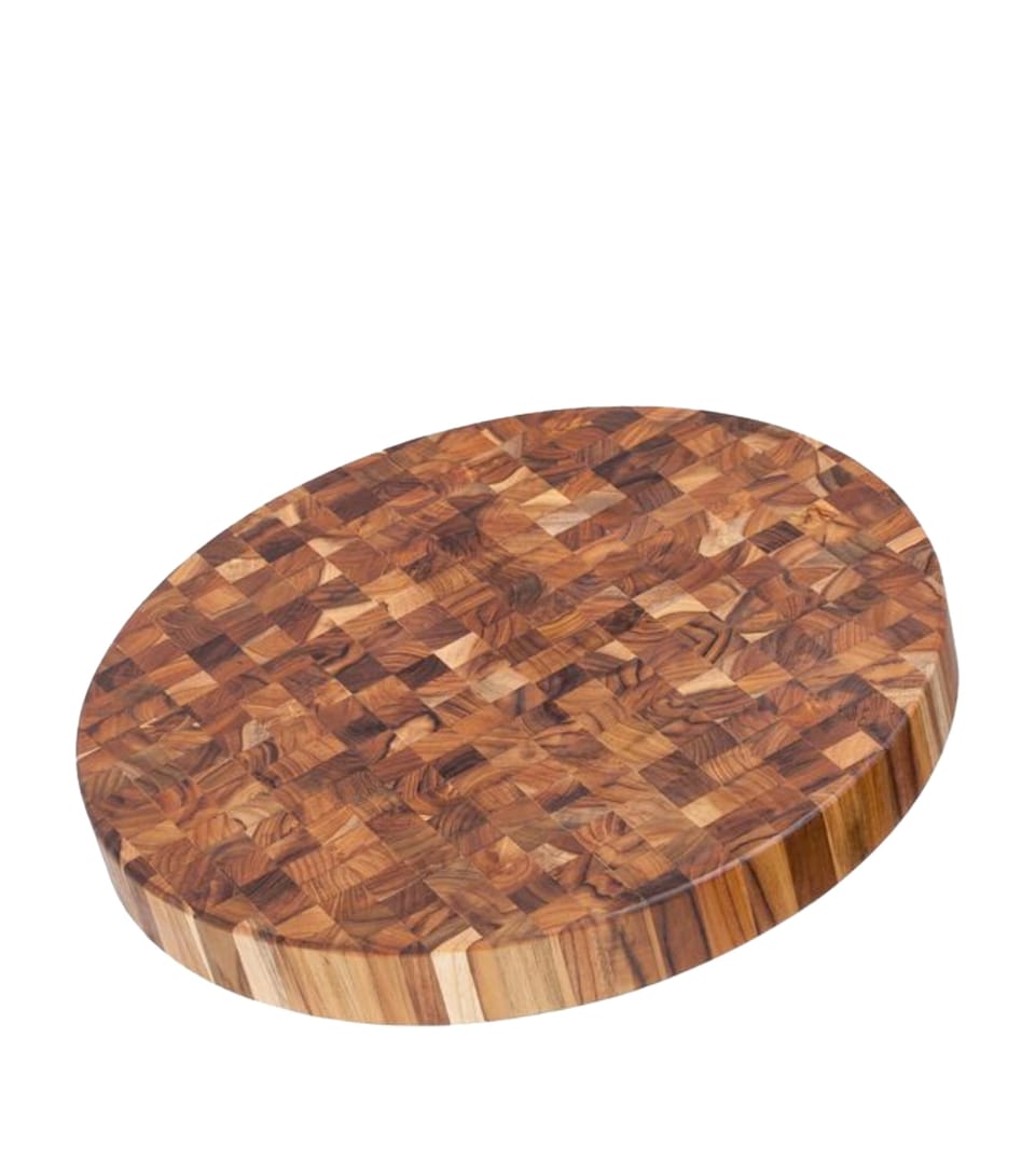 TeakHaus Round Serving and Cutting Board (46cm) Wood