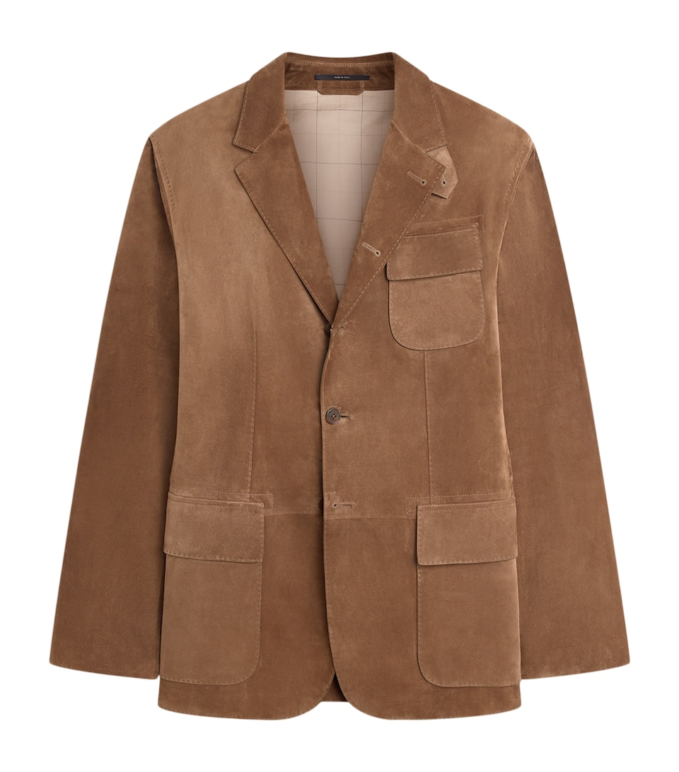 Dunhill Mens Suede Blazer