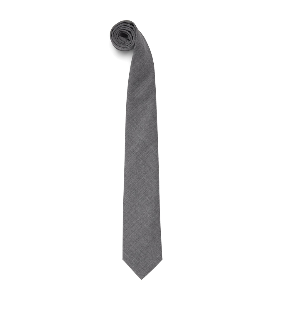 Emporio Armani Stretch-Virgin Wool Tie