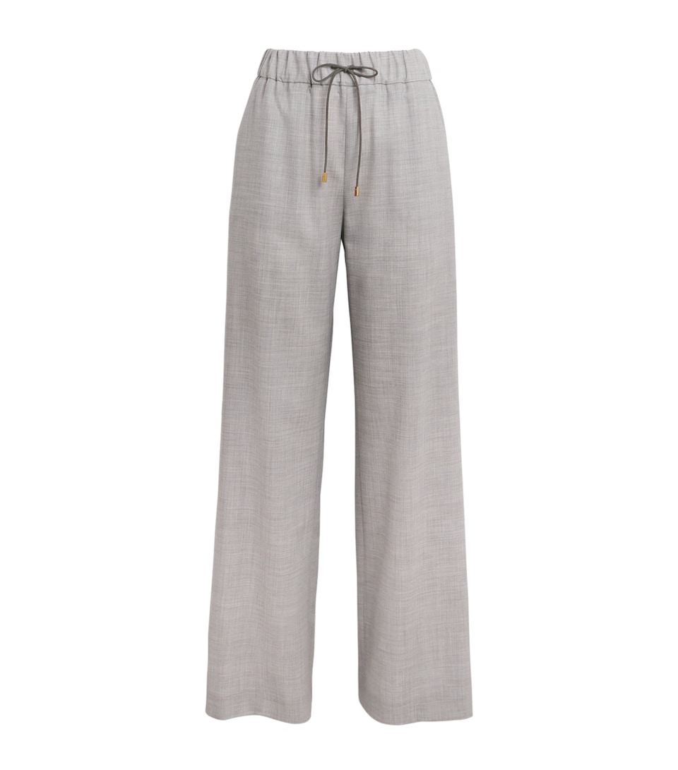 Cashmere Wide-Leg Trousers