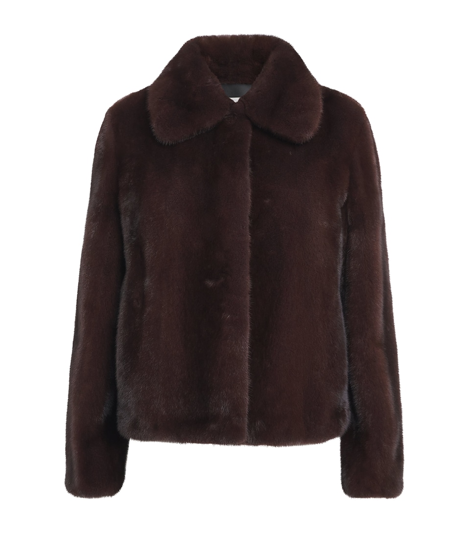 Mink Collared Jacket