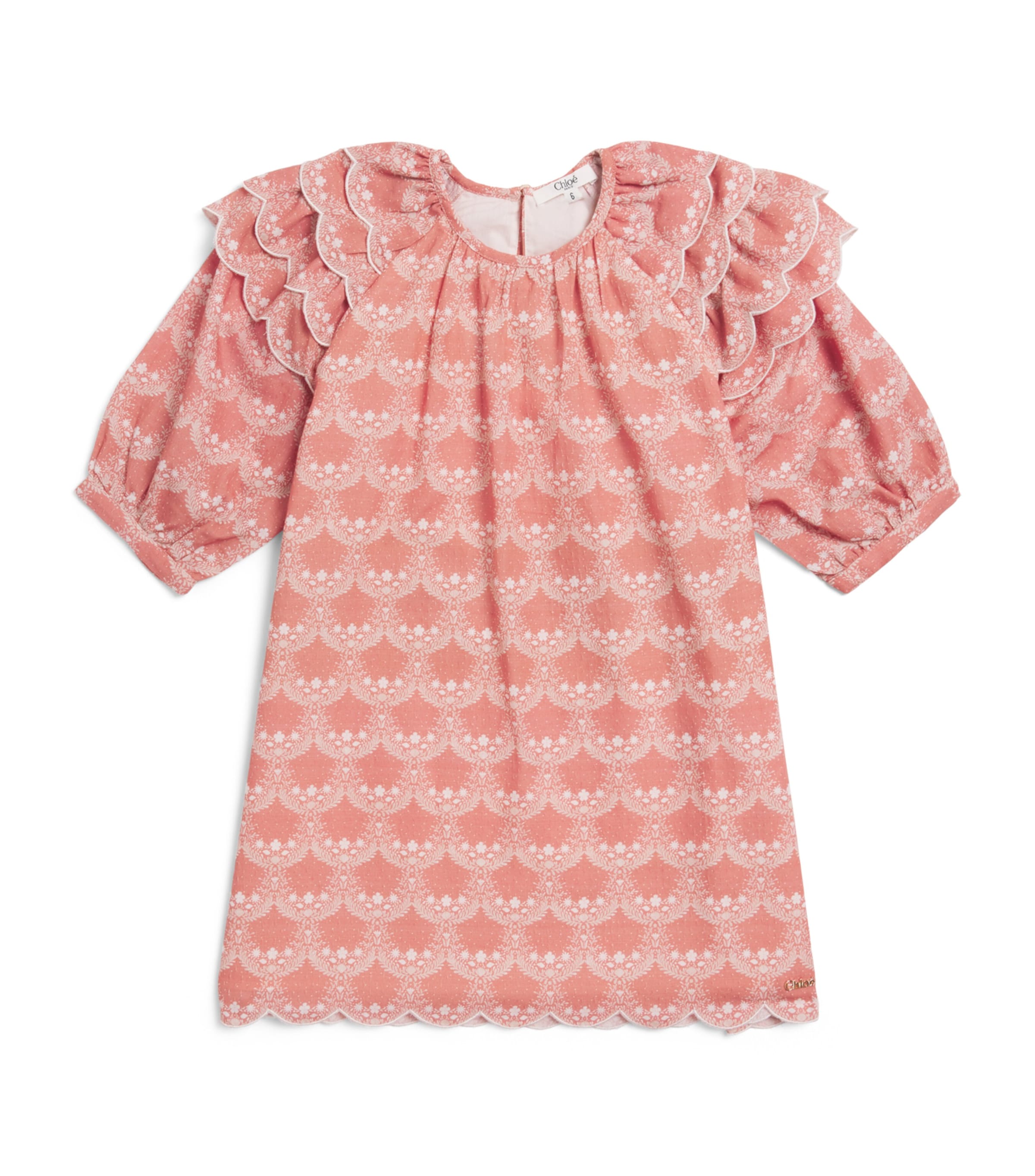 Floral Print Ruffled Maxi Dress (4-14 Years)
