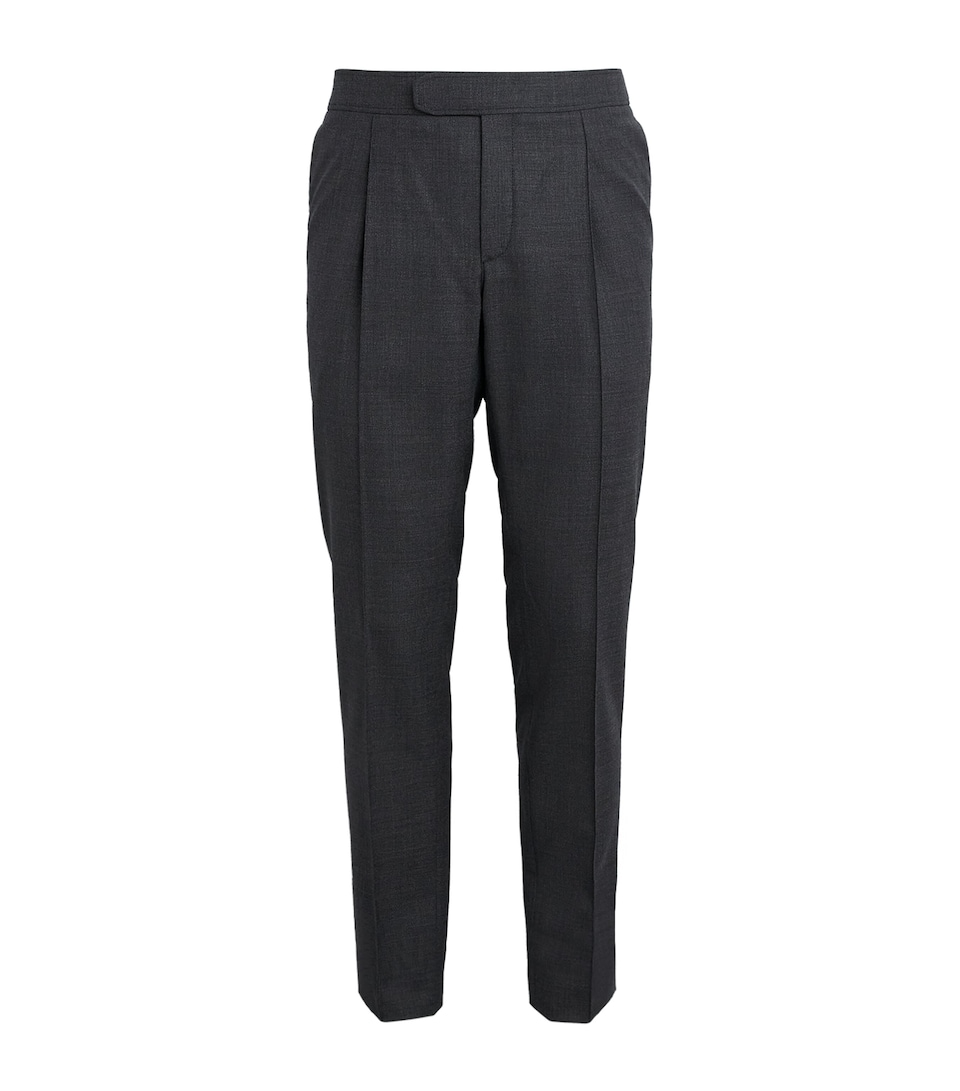Wool Melbourne Slim Trousers