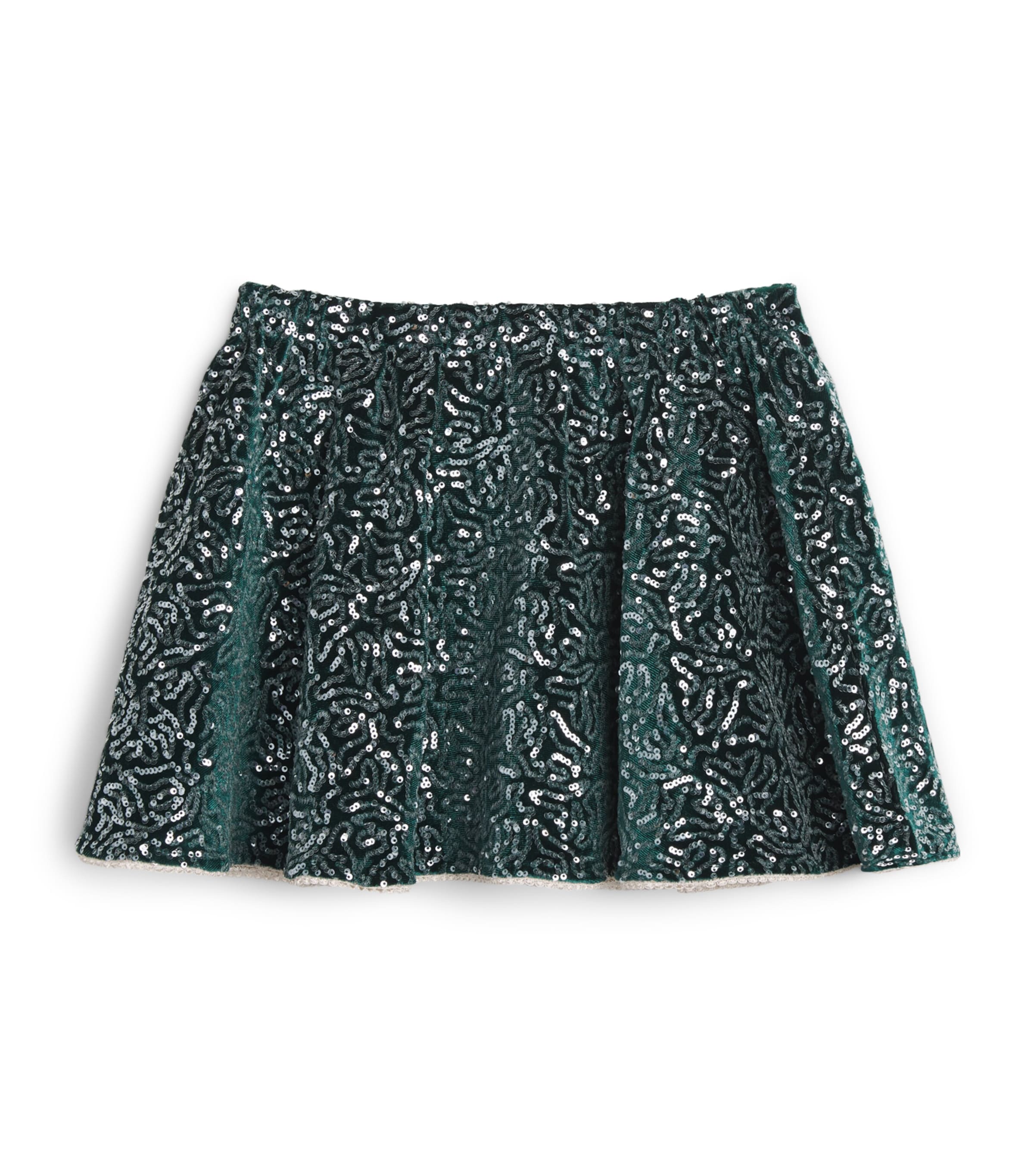 KONGES SLOJD Velvet Sequin Viola Skirt (3-10 Years)