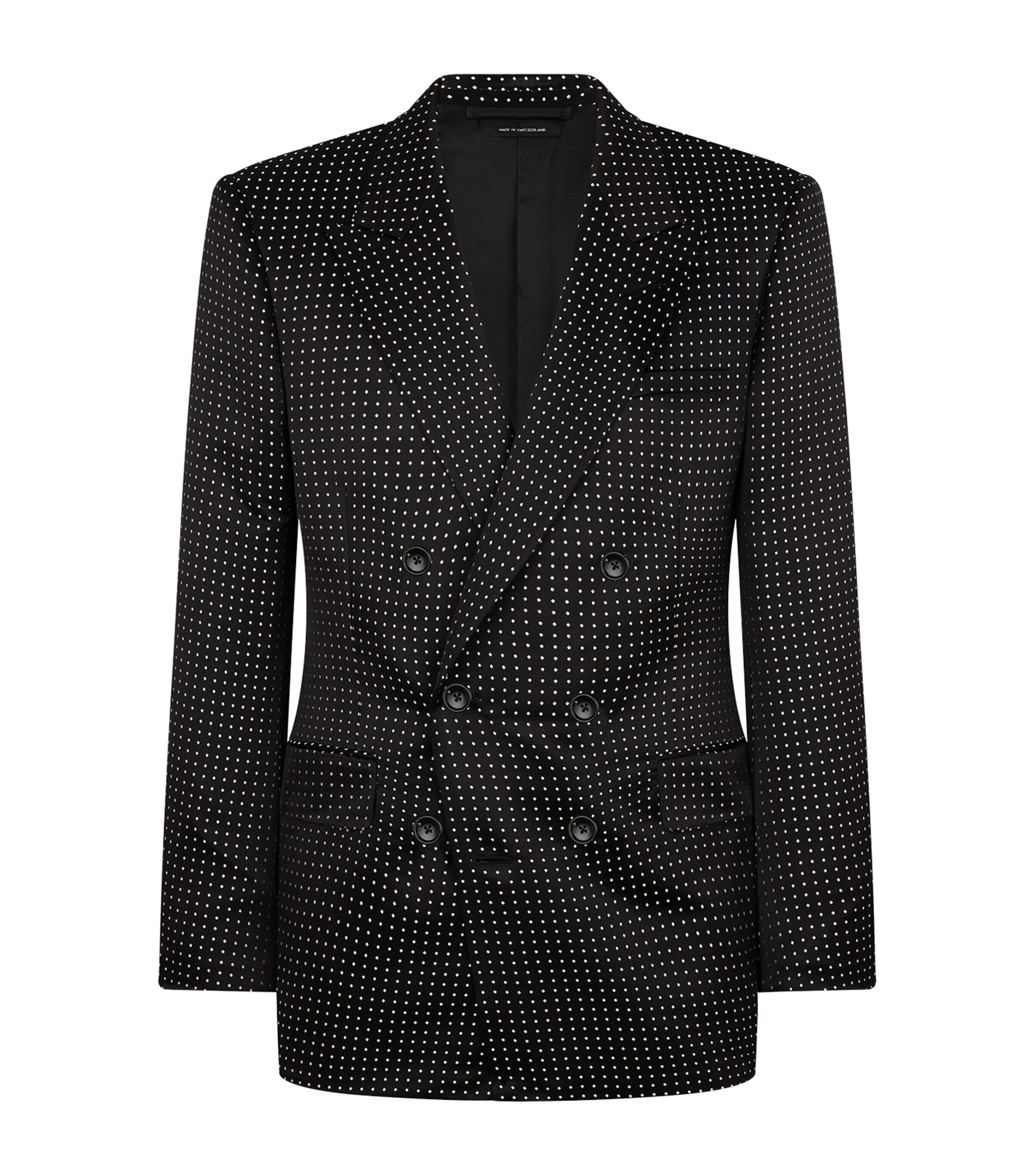 Mulberry Silk Dotted Blazer