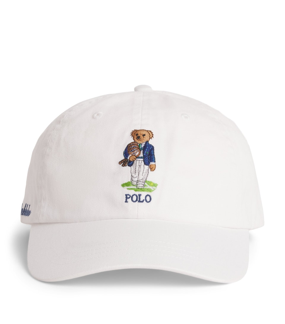 RLX Ralph Lauren x Wimbledon Polo Bear Baseball Cap White