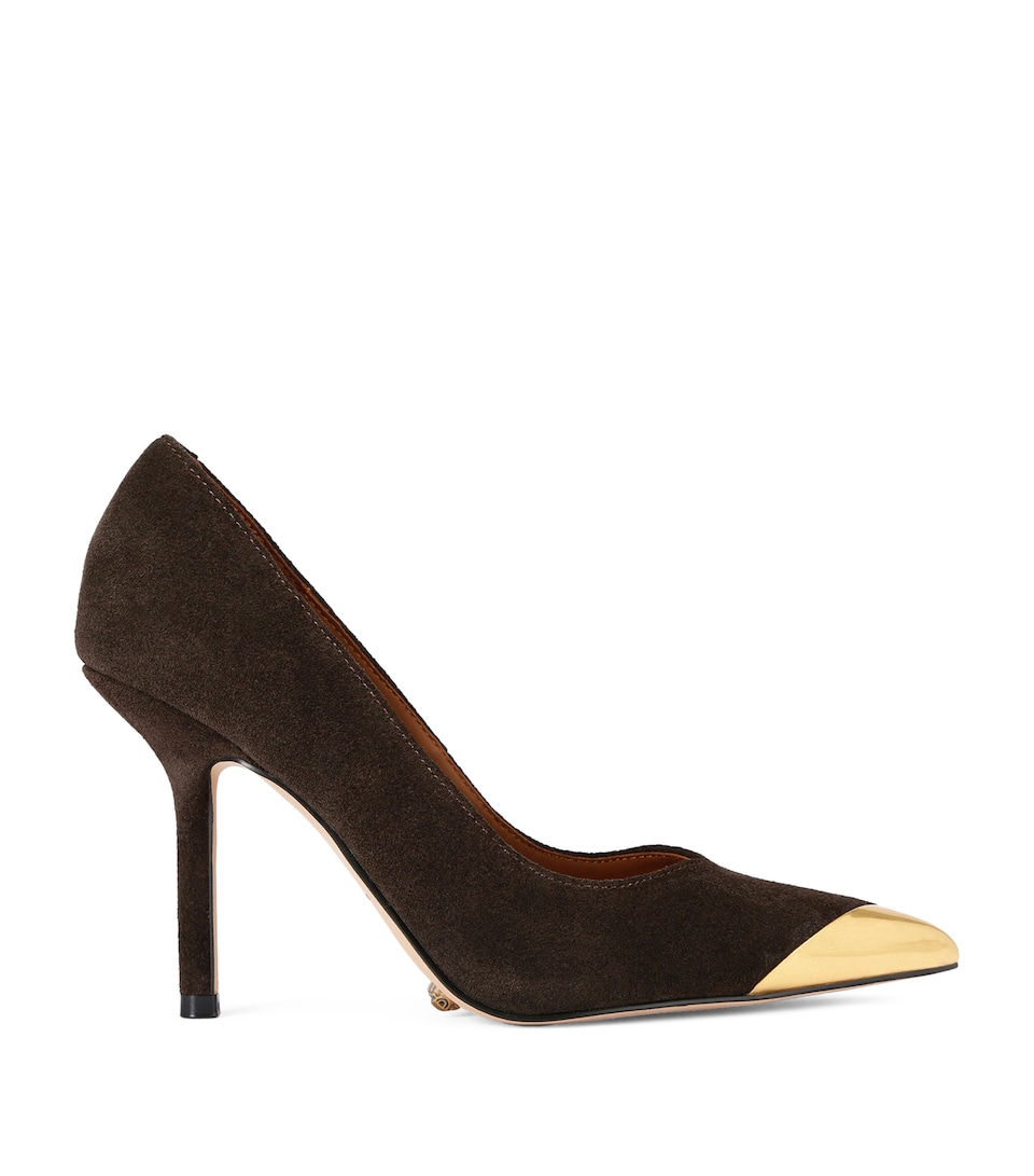 Suede Regent Pumps