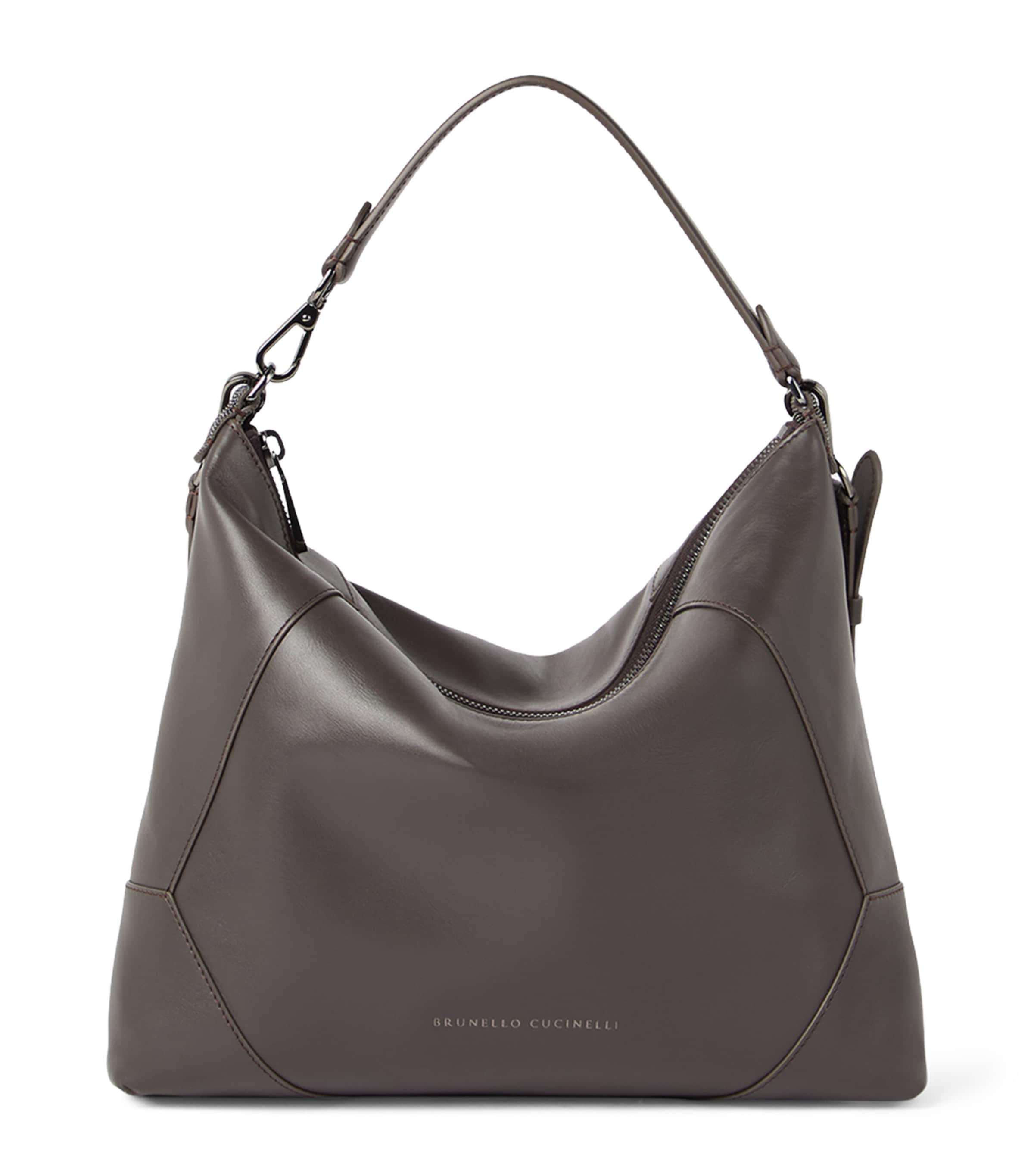 Leather BC Duo Shoulder Bag