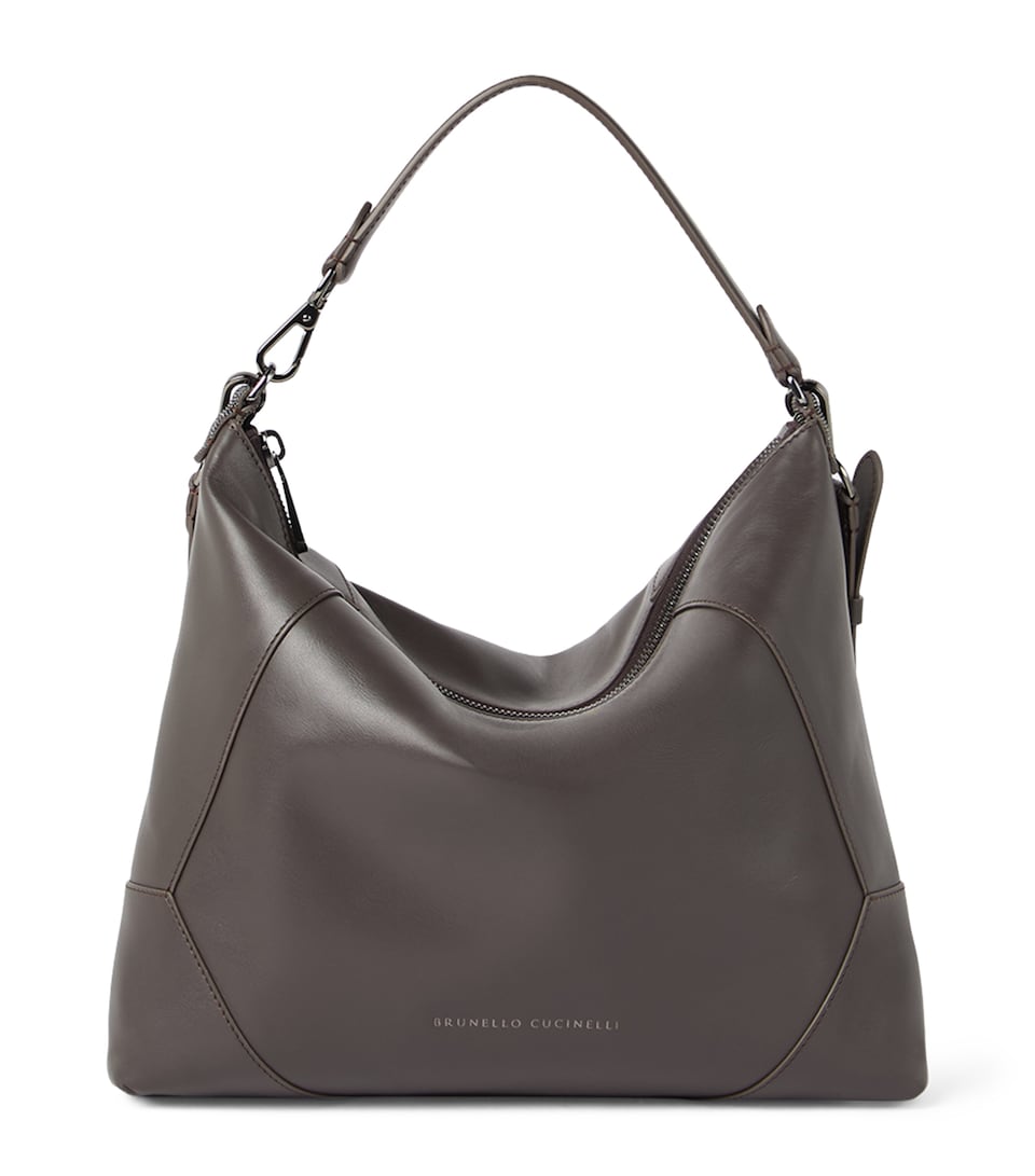 Leather BC Duo Shoulder Bag