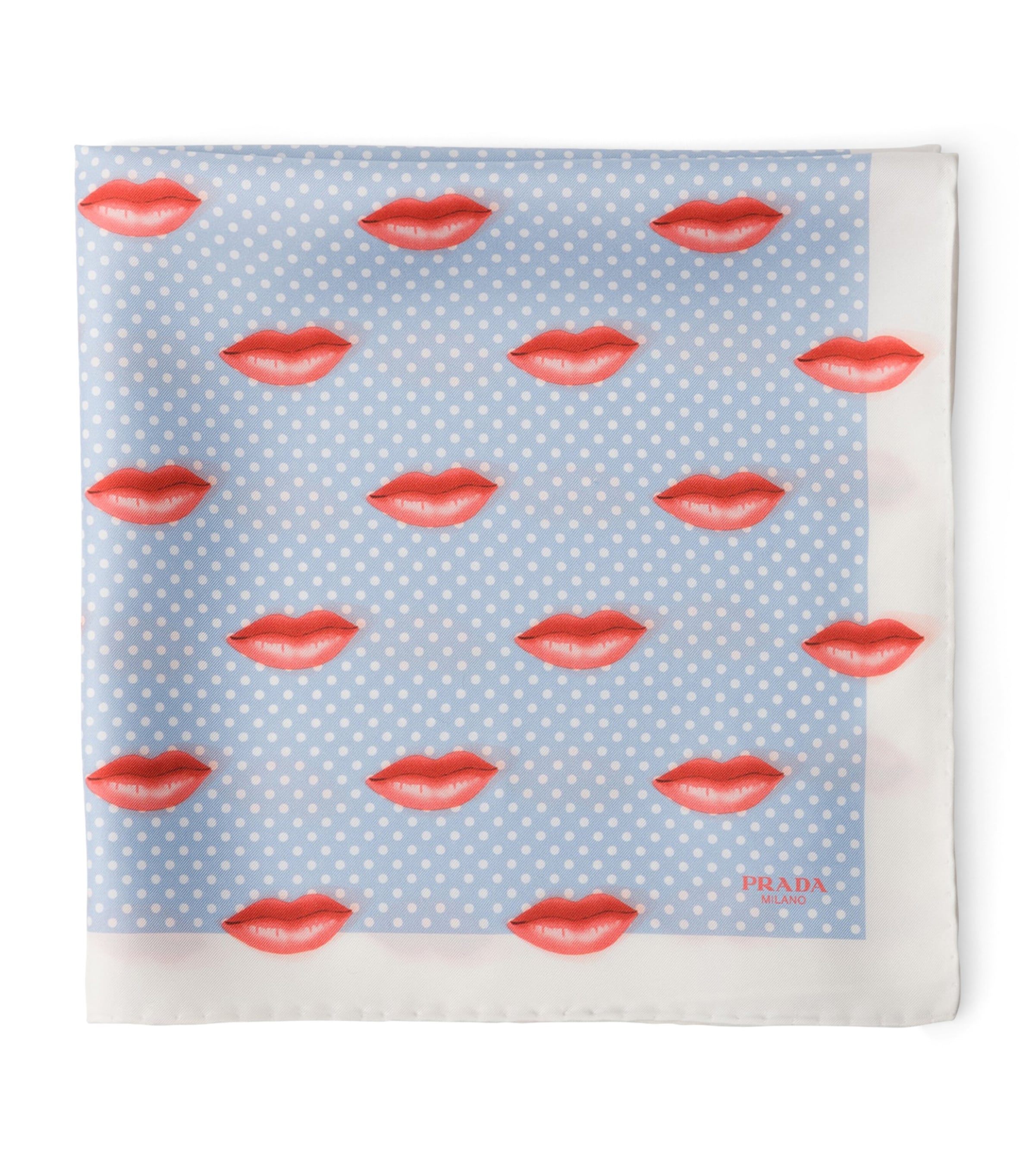 Prada Silk Twill Printed Scarf