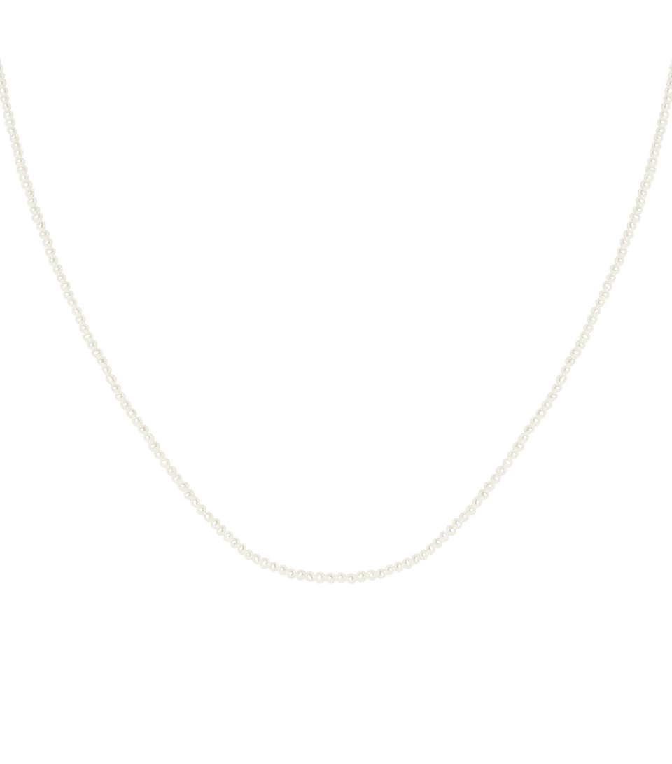 Astrid & Miyu Gold and Pearl Necklace Gold