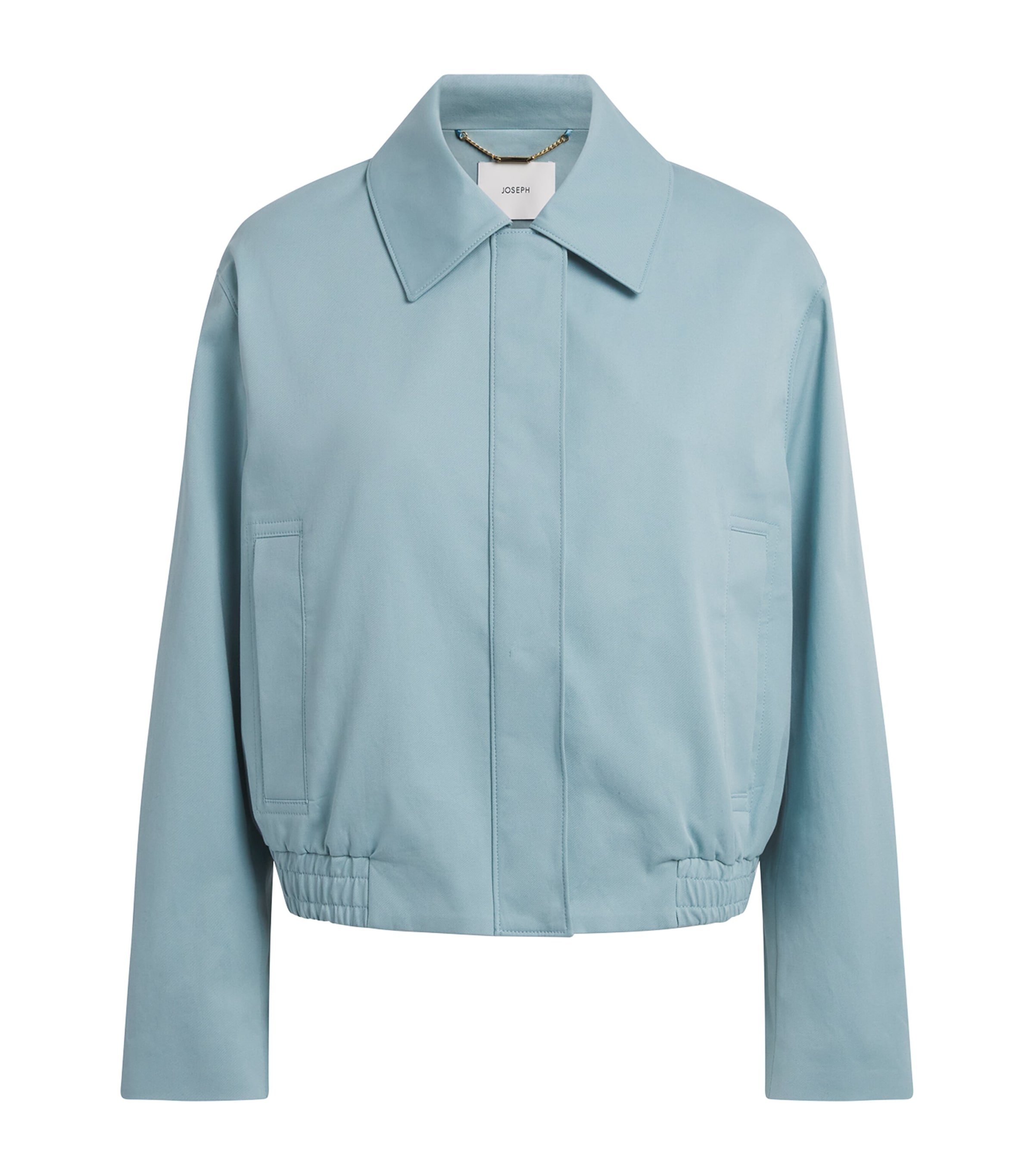 Joseph Womens Haddou Bomber Jacket Chambray