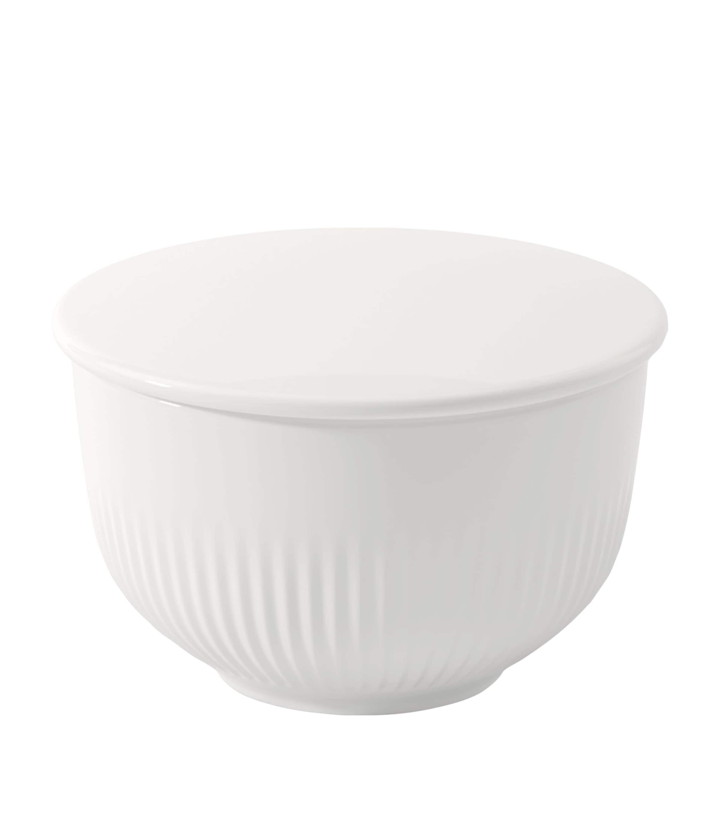 Villeroy & Boch Porcelain Afina Sugar Bowl with Lid White