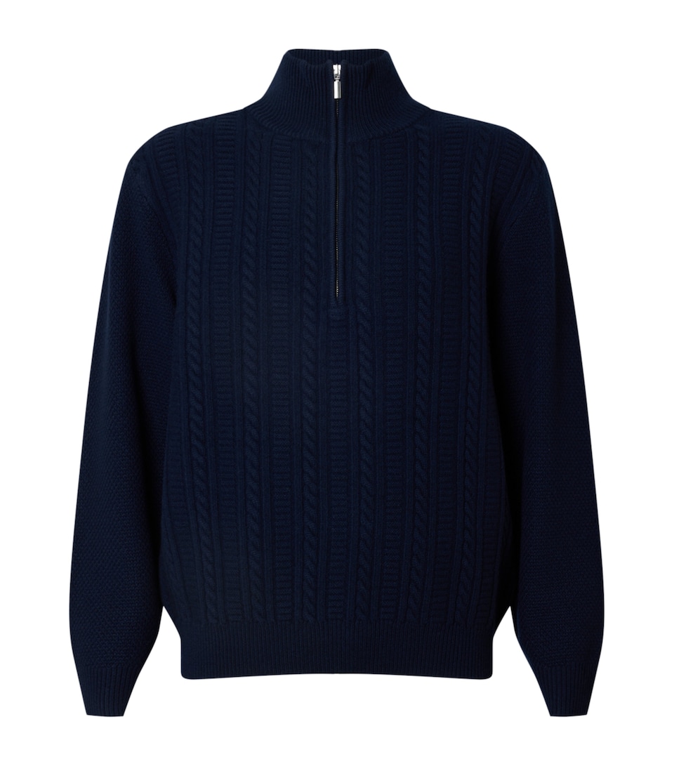 Wool Cable-Knit Sweater