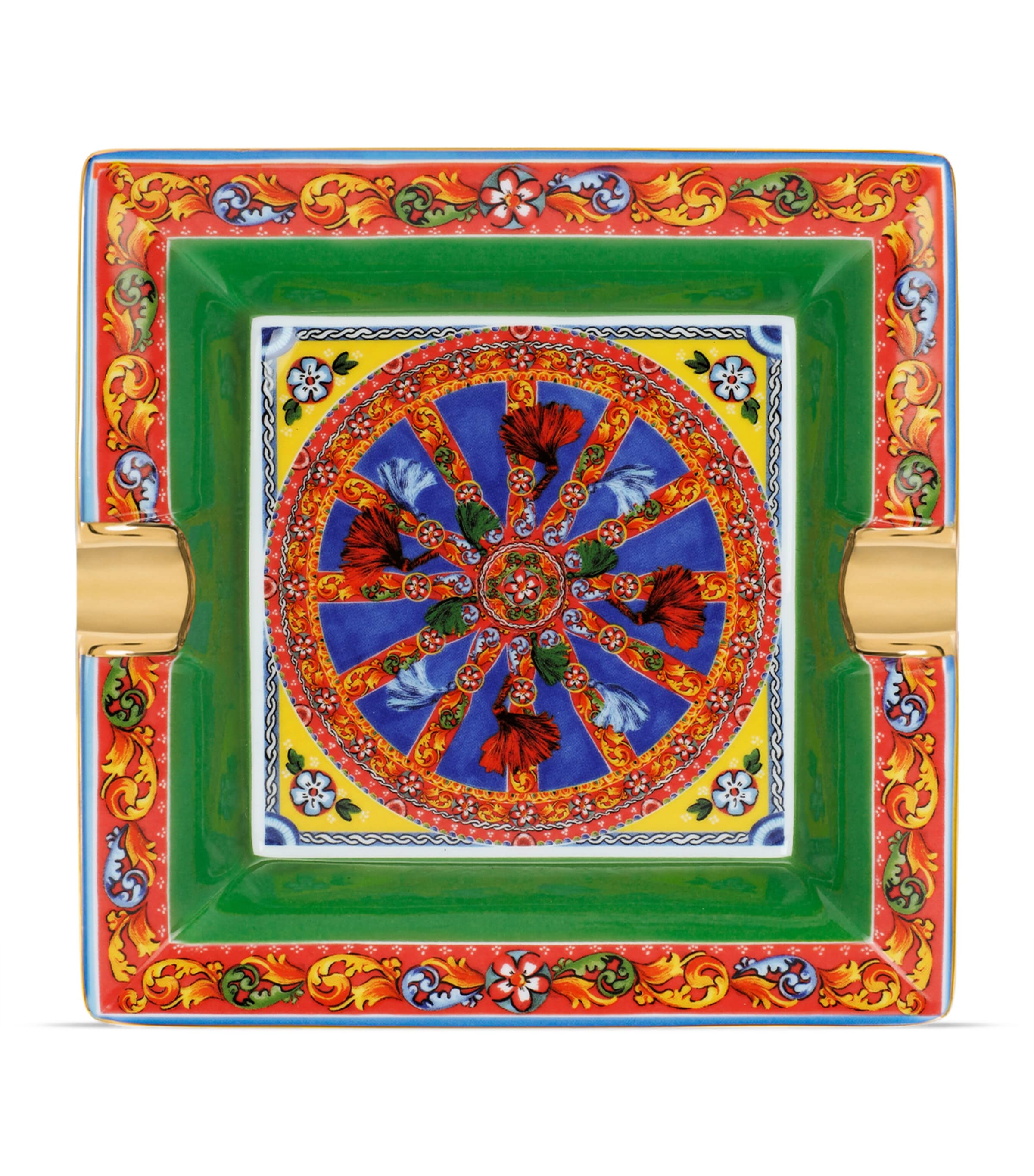 Dolce&Gabbana Casa Carretto Ashtray Carretto Multi