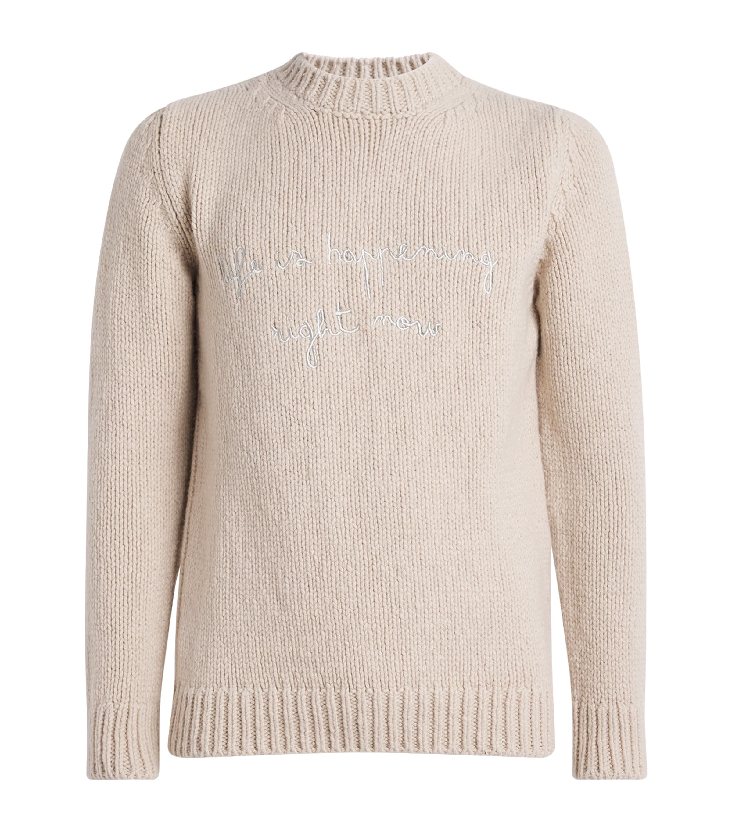 Wool Embroidered Sweater