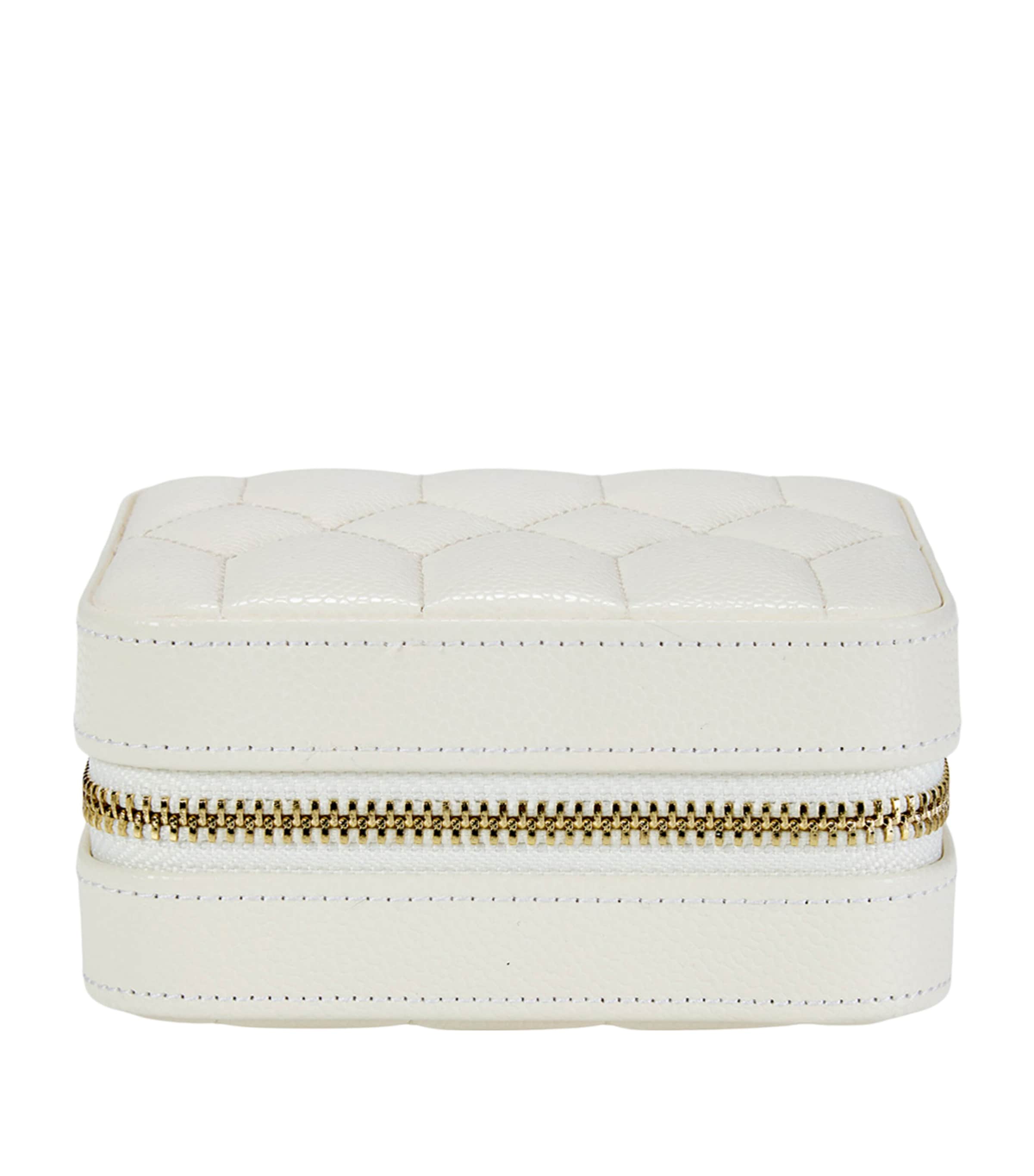 WOLF Lauren Travel Jewellery Case Ivory