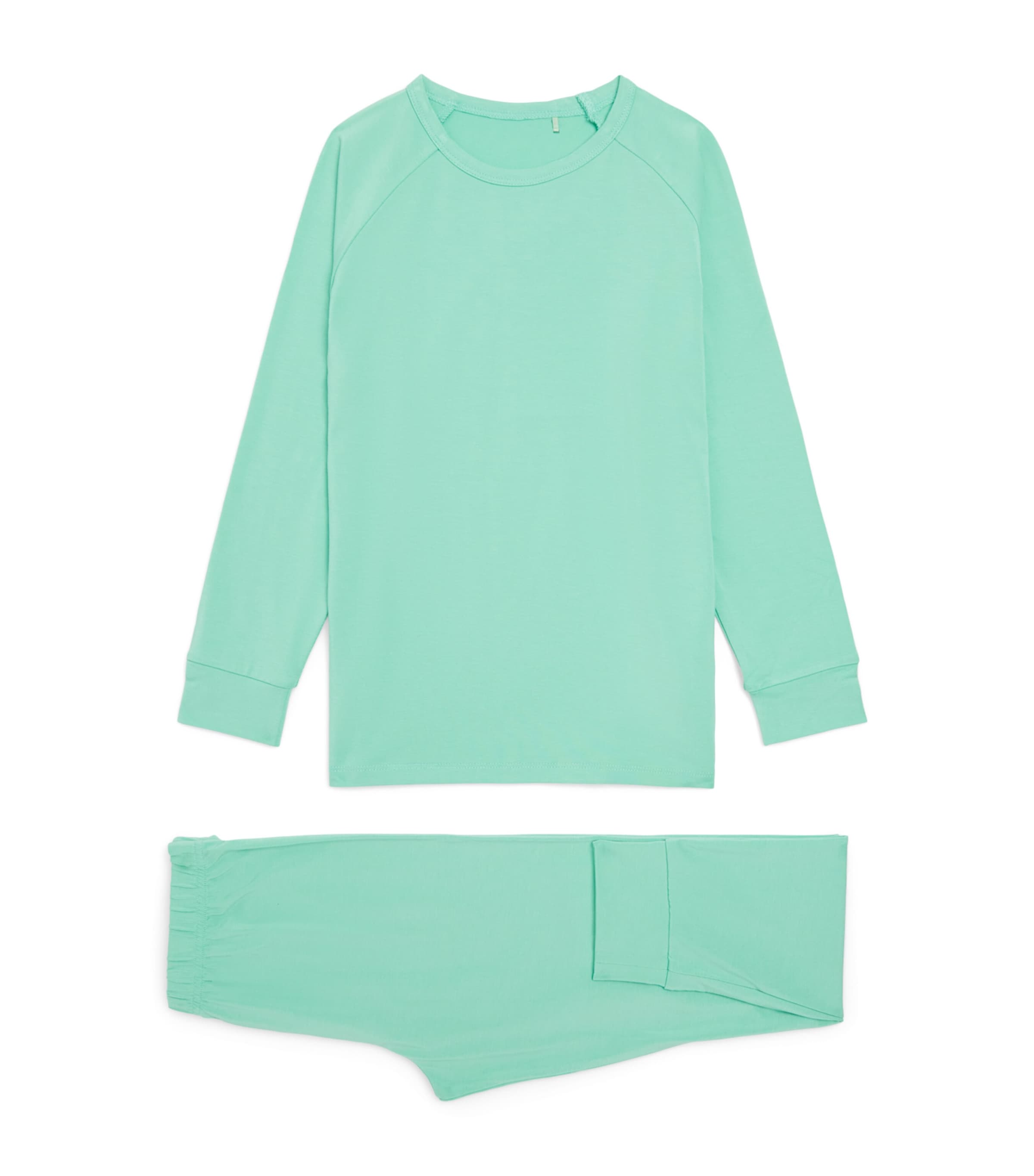 Roarsome Bamboo-Blend Base Layer T-Shirt and Trousers Set (2-10 Years) Green