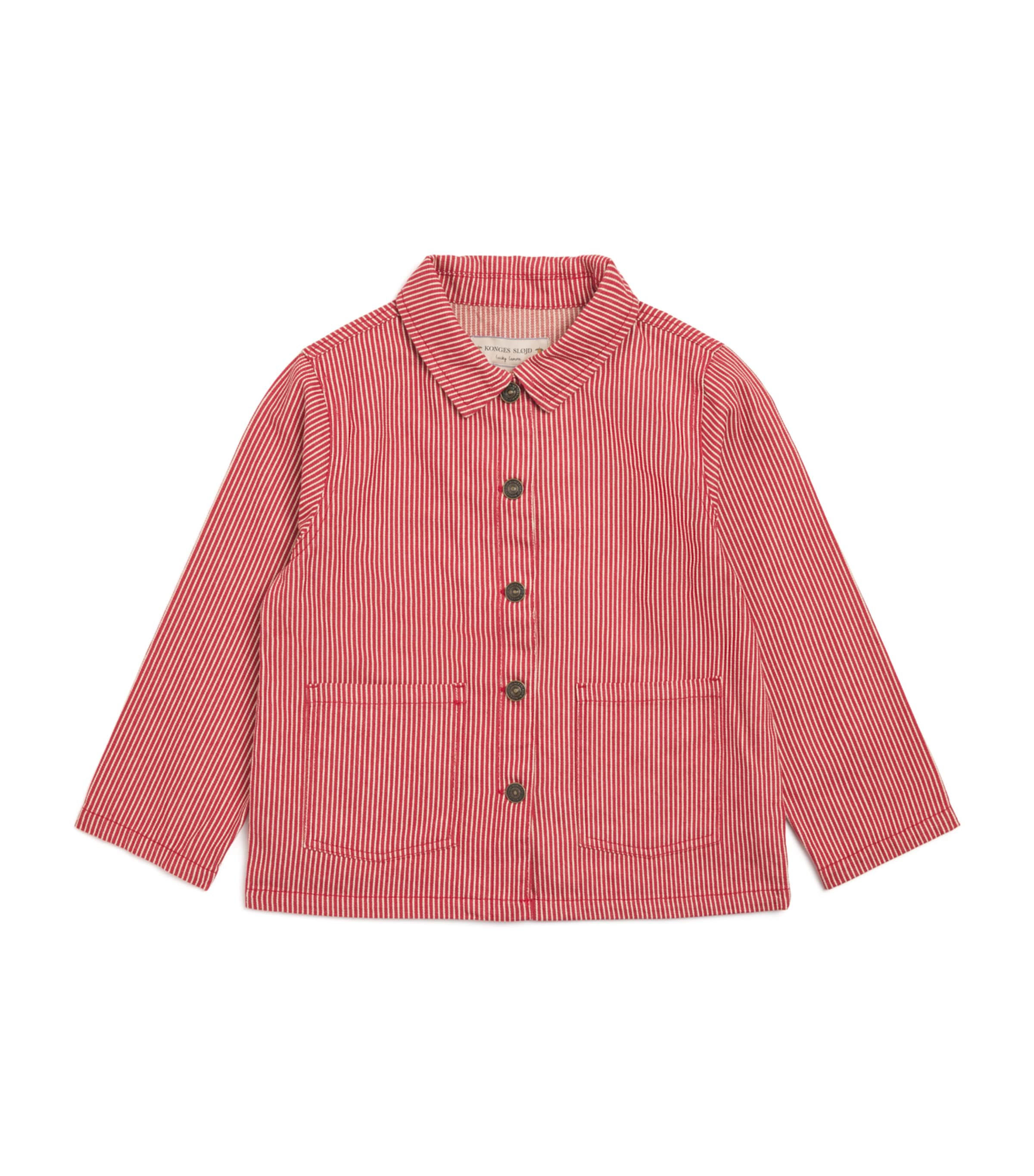 Organic Cotton Stripe Luc Overshirt (9 Months-4 years)