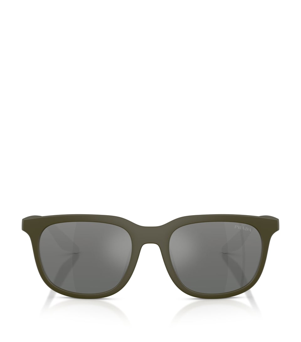 Prada Linea Rossa Pillow Sunglasses Green