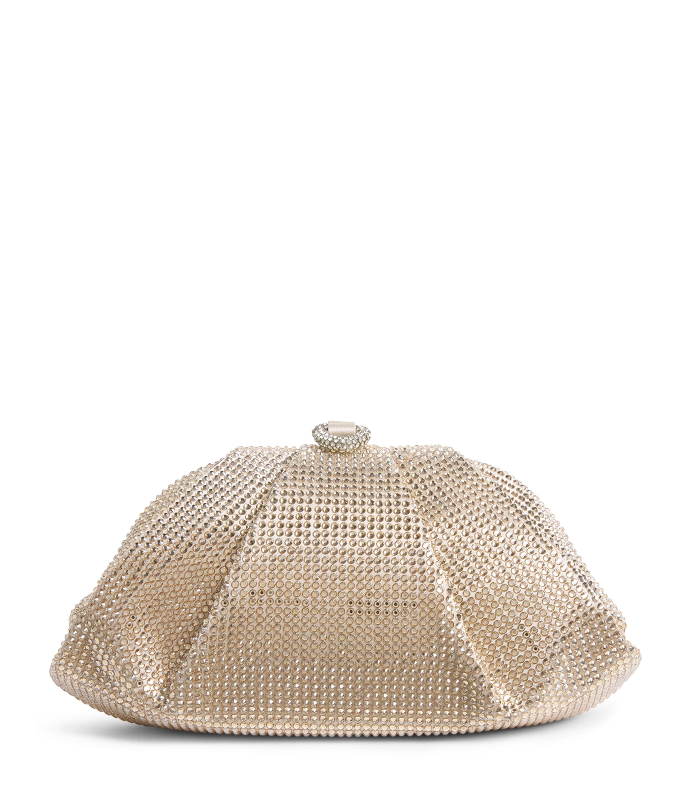 Judith Leiber Crystal Gemma Clutch Bag Champagne Prosecco