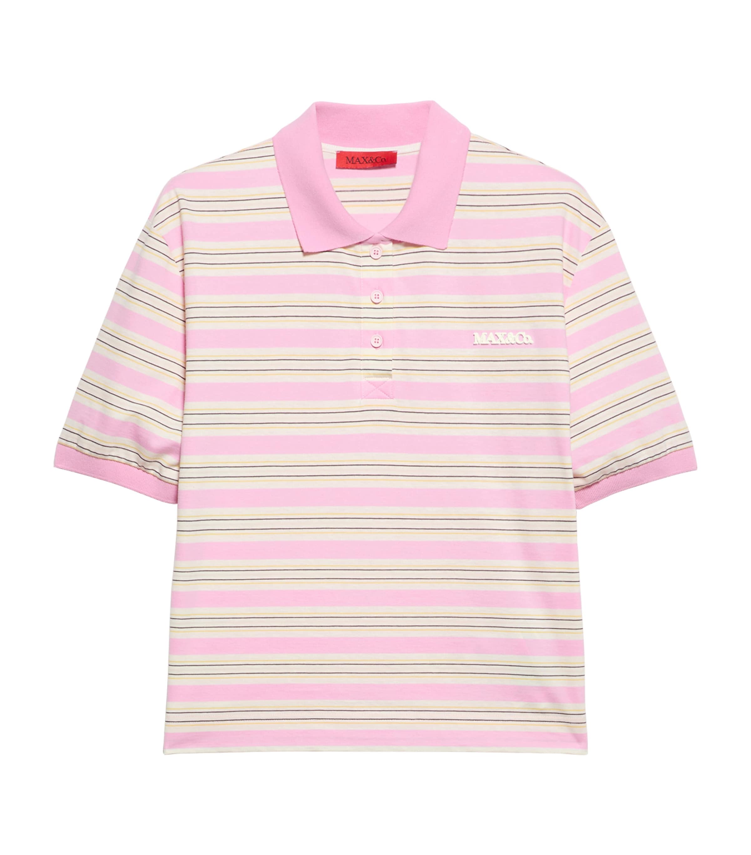MAX&Co. Cotton Stripe Shirt Pink