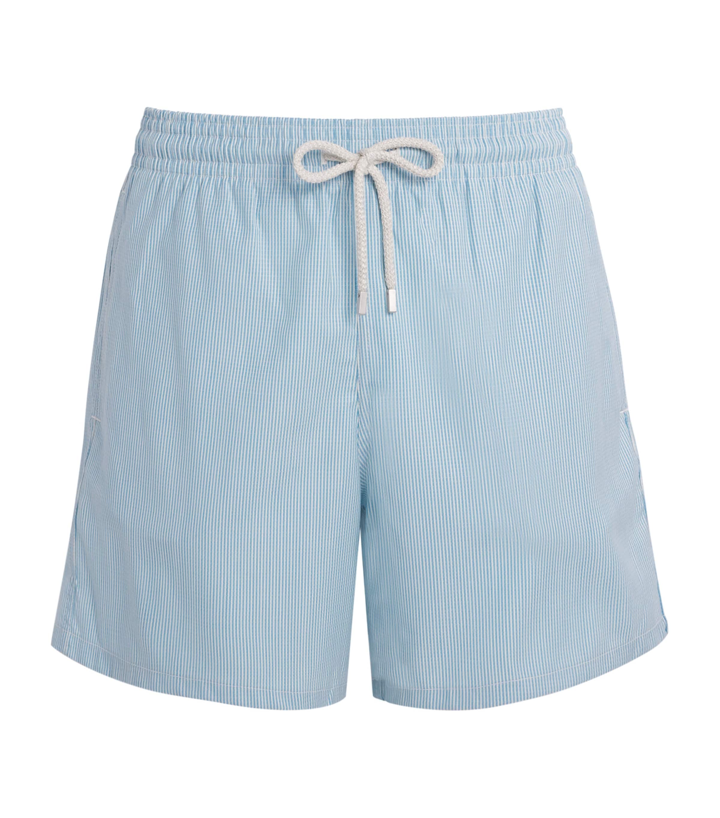 Merino Wool Stripe Moopea Swim Shorts