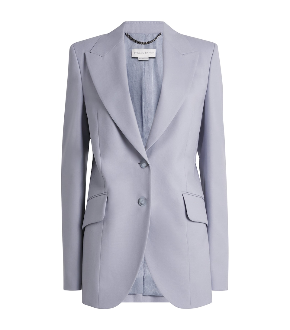 Wool Single-Breasted Blazer