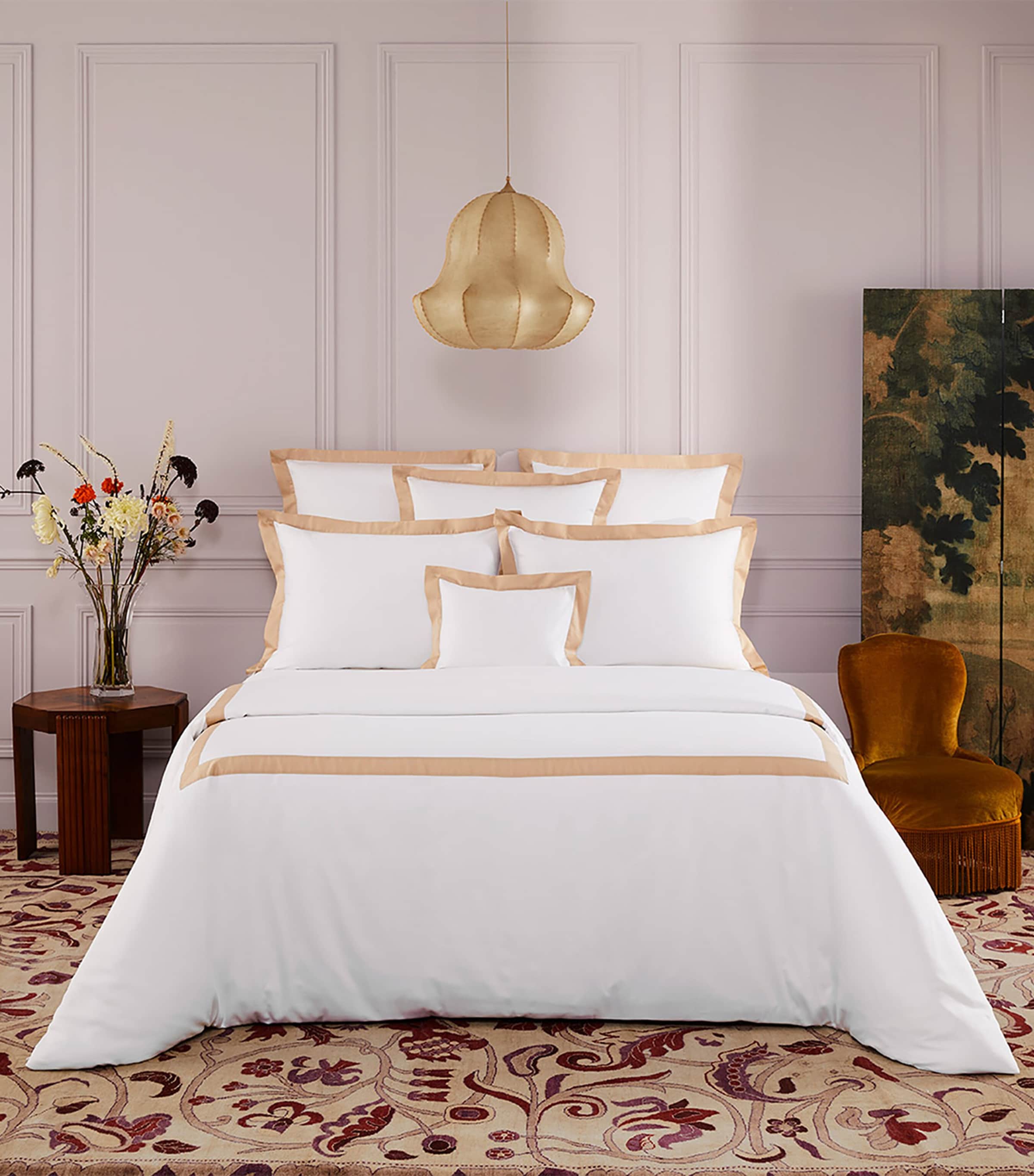 Yves Delorme Linea Dune Double Flat Sheet (240cm x 295cm) Dune