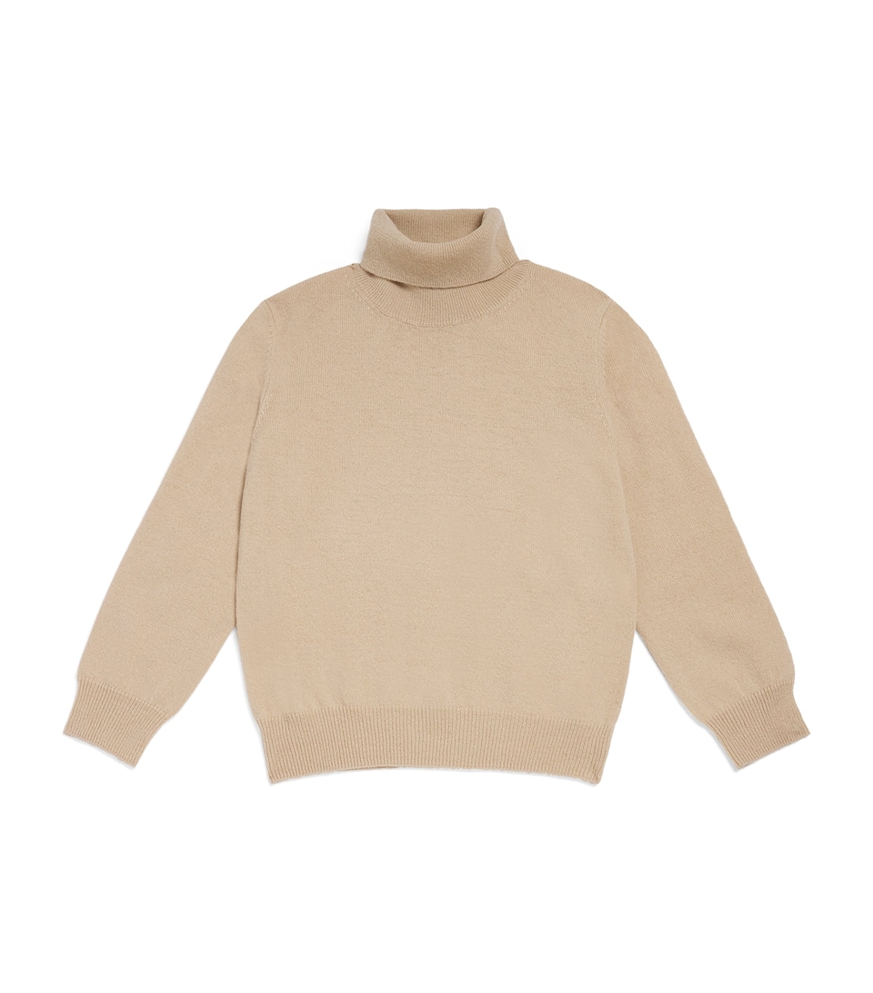 Virgin Wool Rollneck Sweater (3-14 Years)