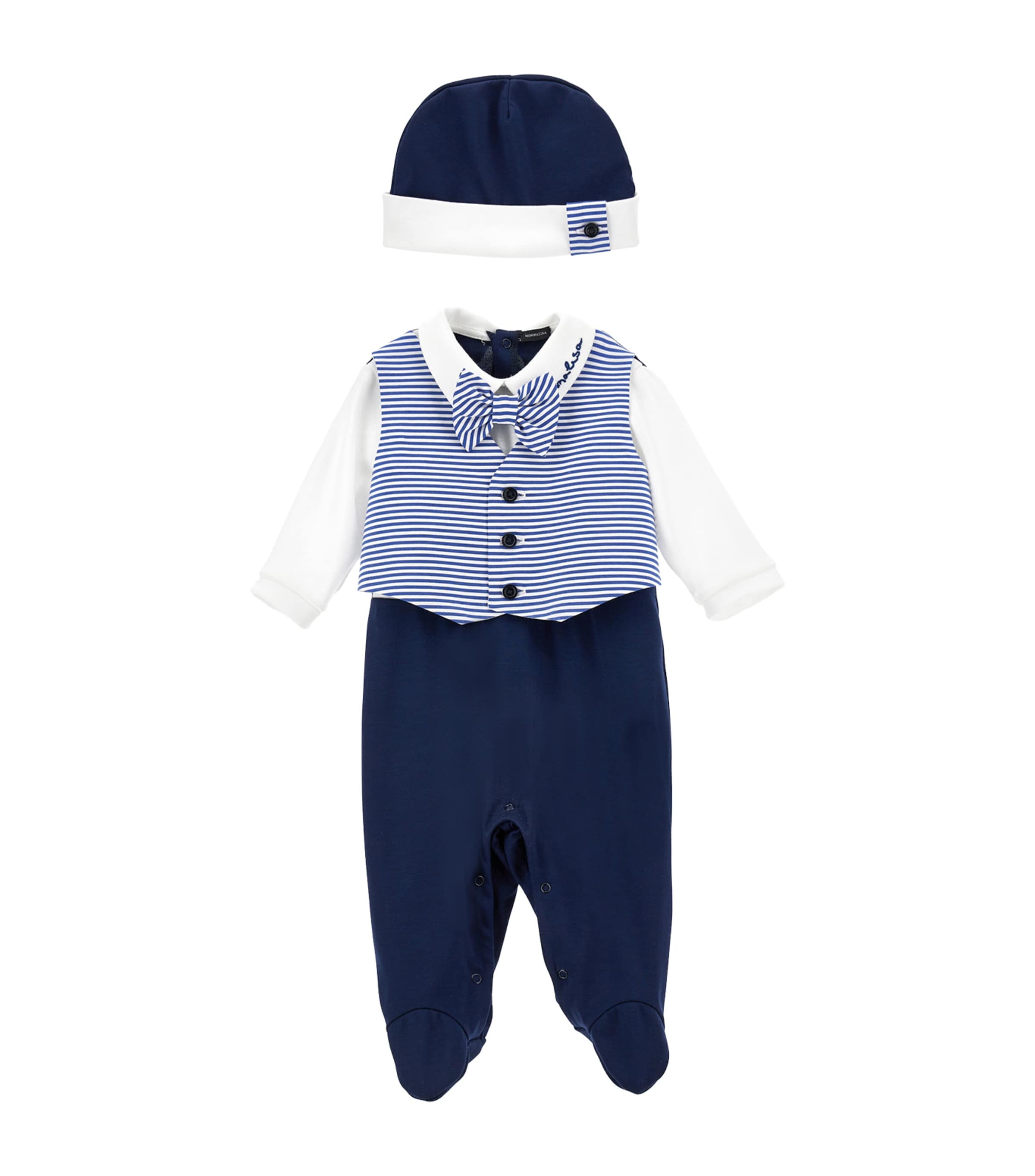 Cotton Tuxedo All-In-One (1-6 Months)