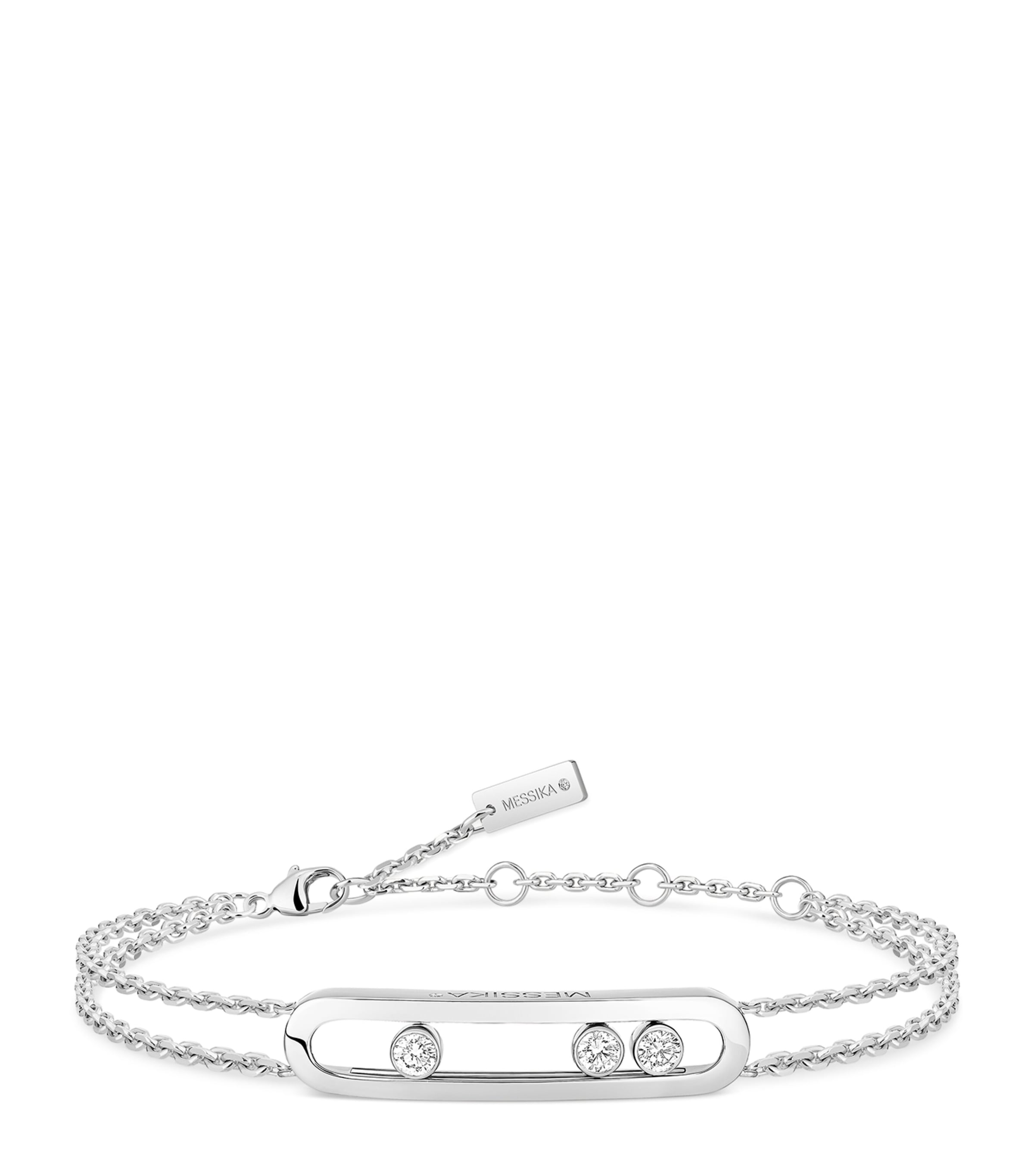 Move Classique White Gold and Diamond Bracelet (0.24ct)
