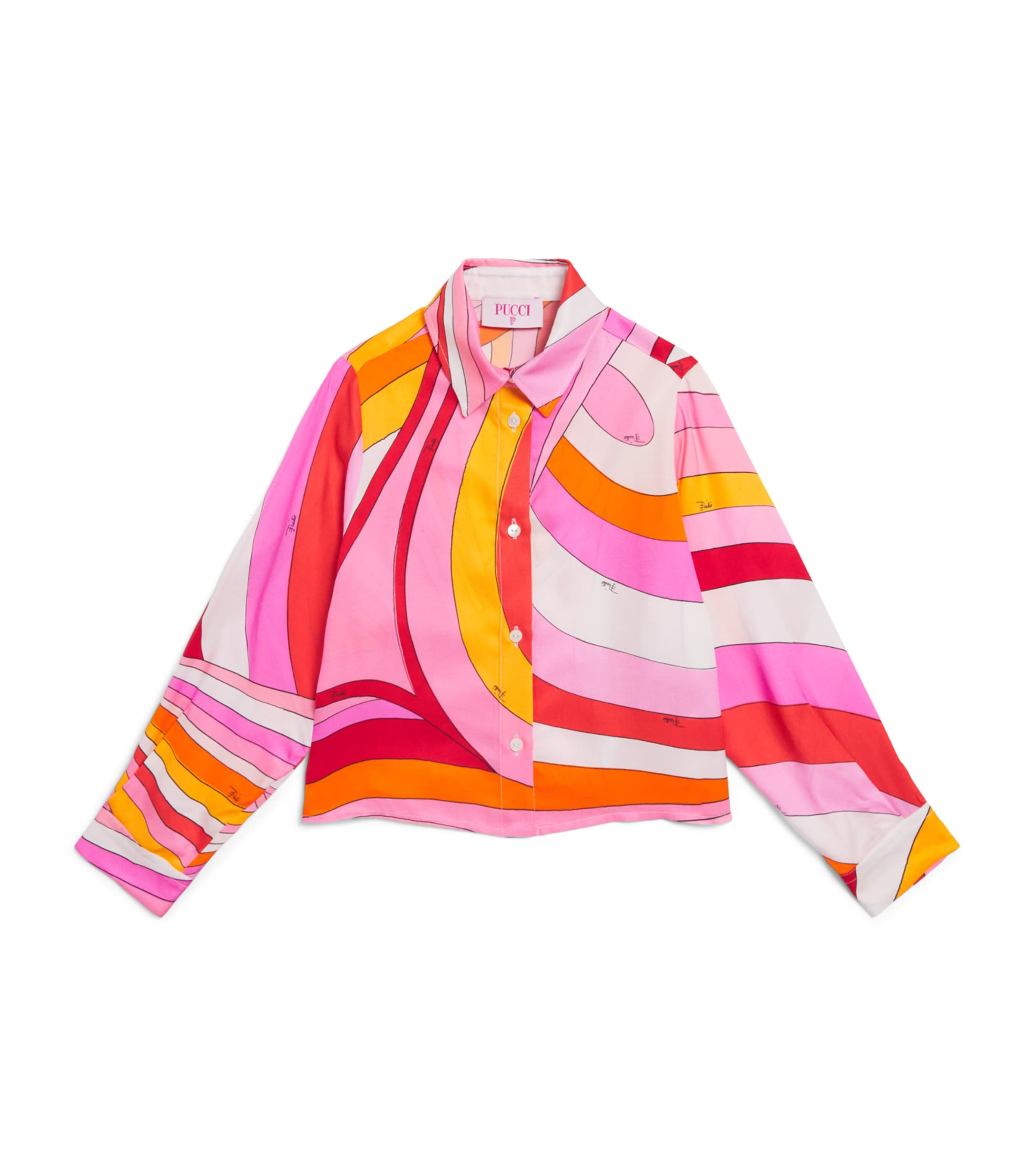 PUCCI Junior Cotton Swirl Shirt (4-14 Years)