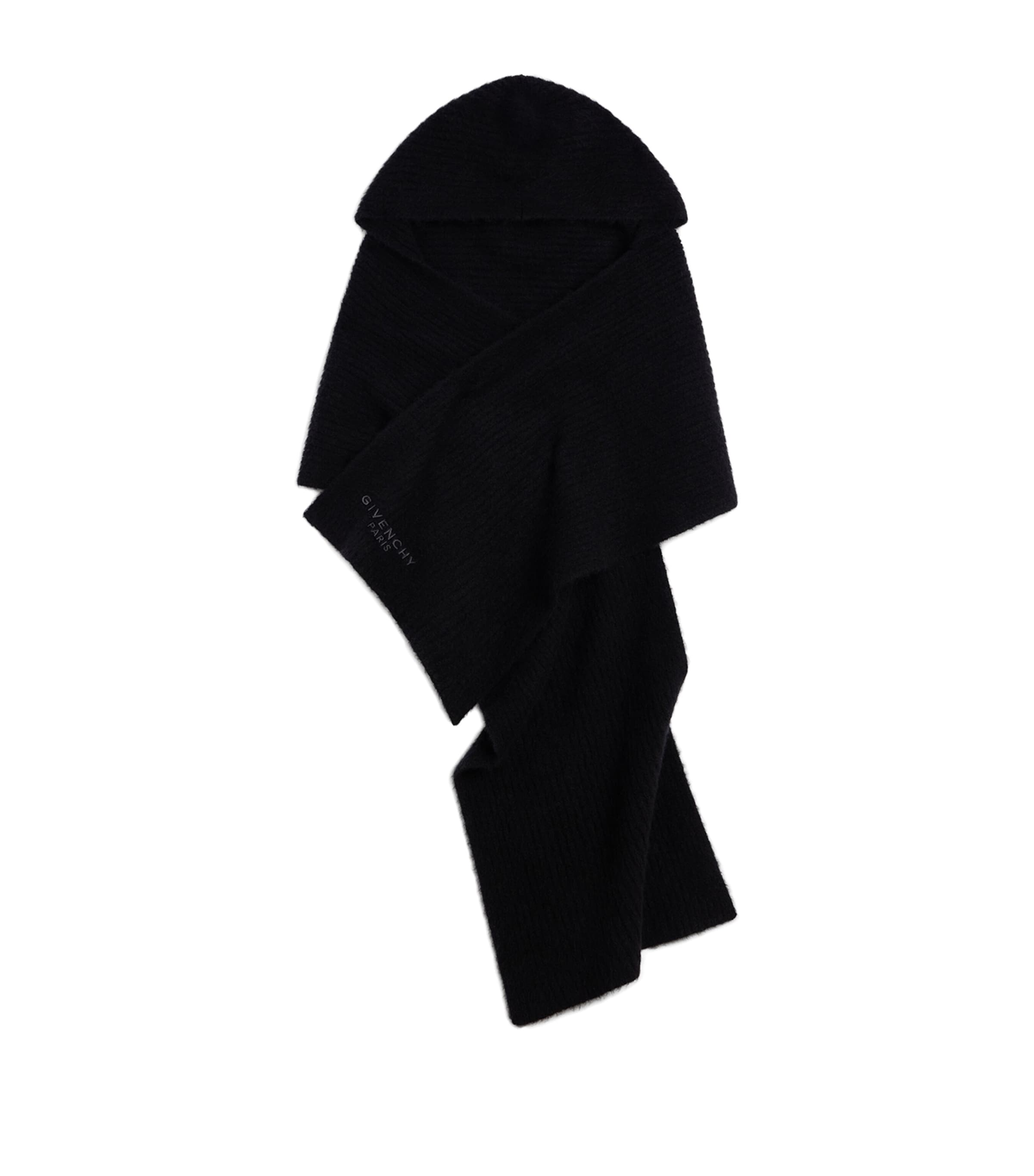 Givenchy Alpaca-Blend Hooded Scarf