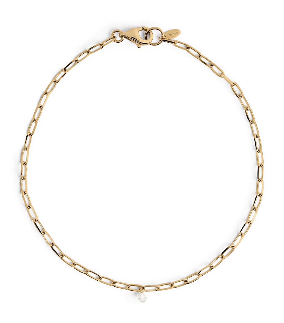 Persée Yellow Gold and Diamond Danaé Bracelet Yellow Gold