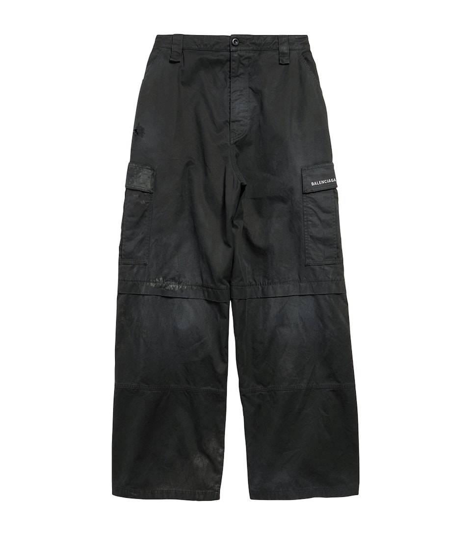 Cotton Distressed Sweatpants