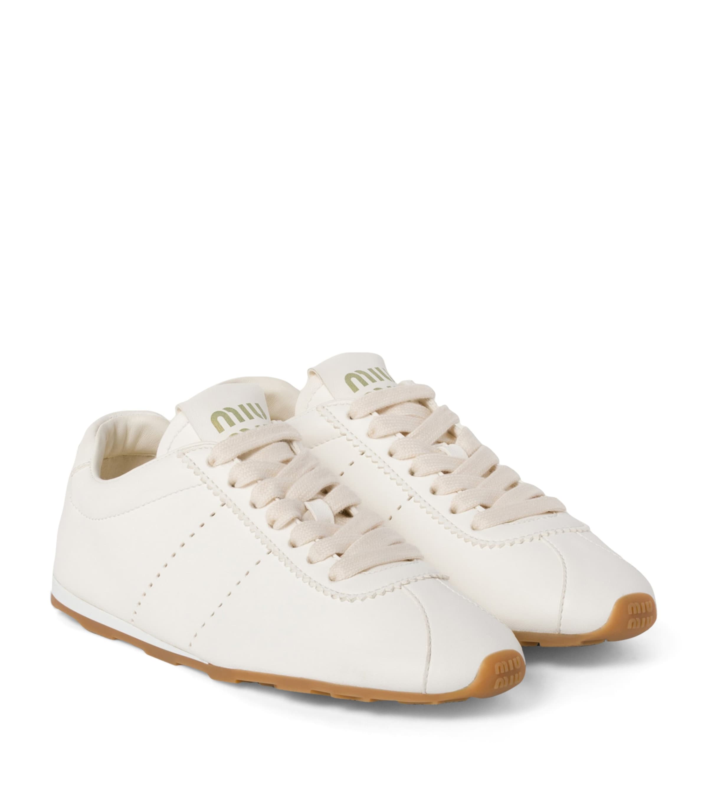 Nappa Leather Plume Sneakers