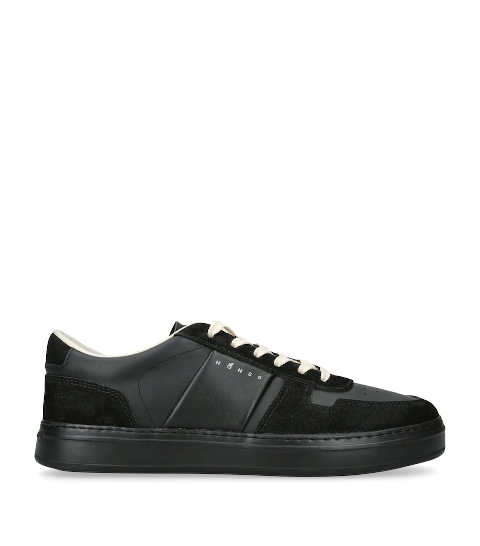 Leather-Suede H-TV Sneakers