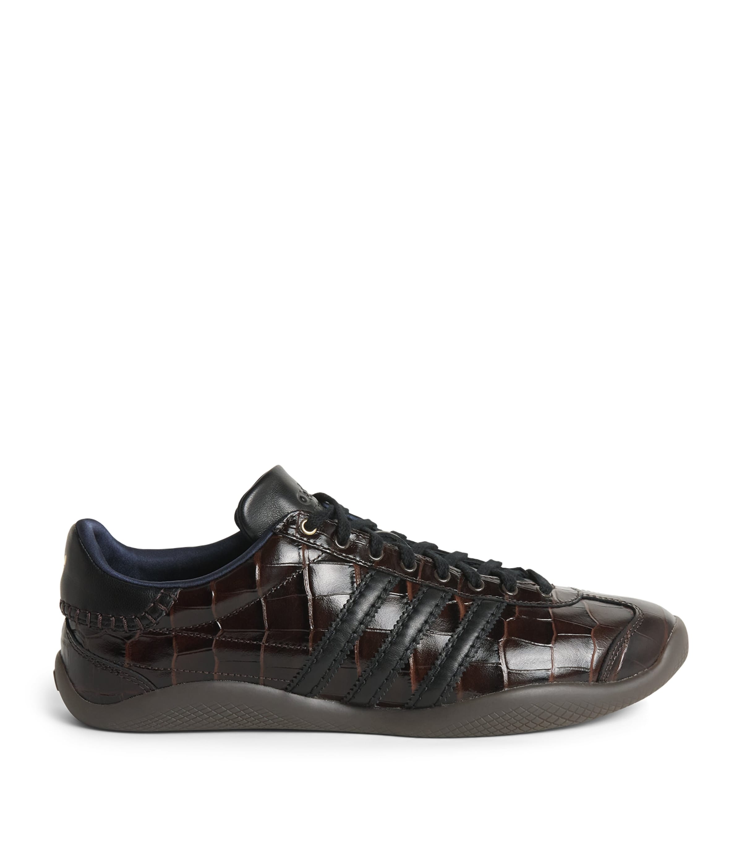 adidas x Wales Bonner Leather Karintha Sneakers Drk Brw/cr Bk/gd Met