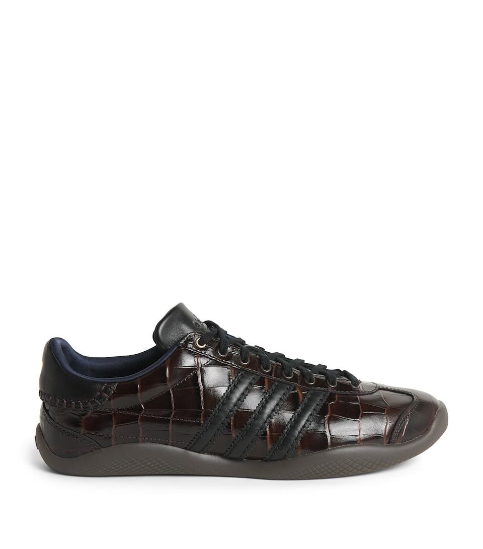 adidas x Wales Bonner Leather Karintha Sneakers Drk Brw/cr Bk/gd Met