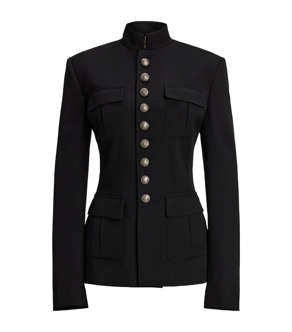 Wool Grain de Poudre Eliza Jacket