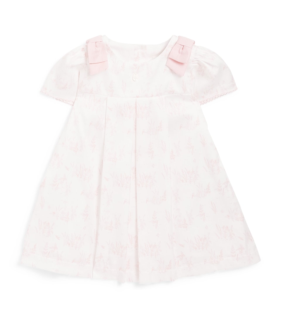 Cotton Pleated Dress (0-24 Months)