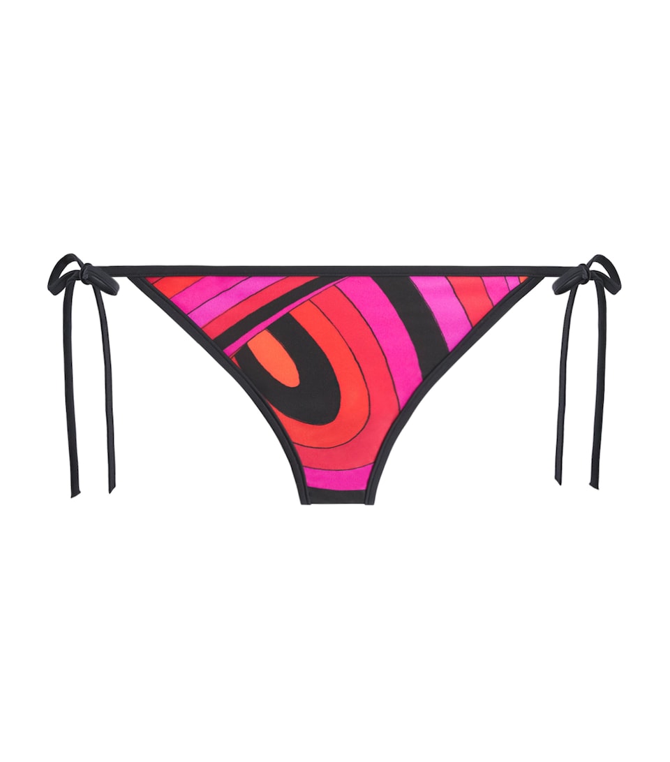 PUCCI Womens Iride Bikini Bottoms Fuchsia