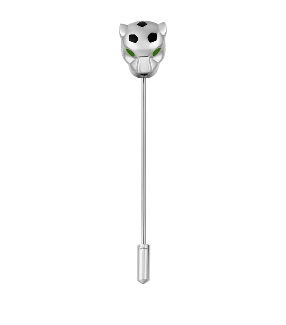 Sterling Silver Panthère de Cartier Tie Pin